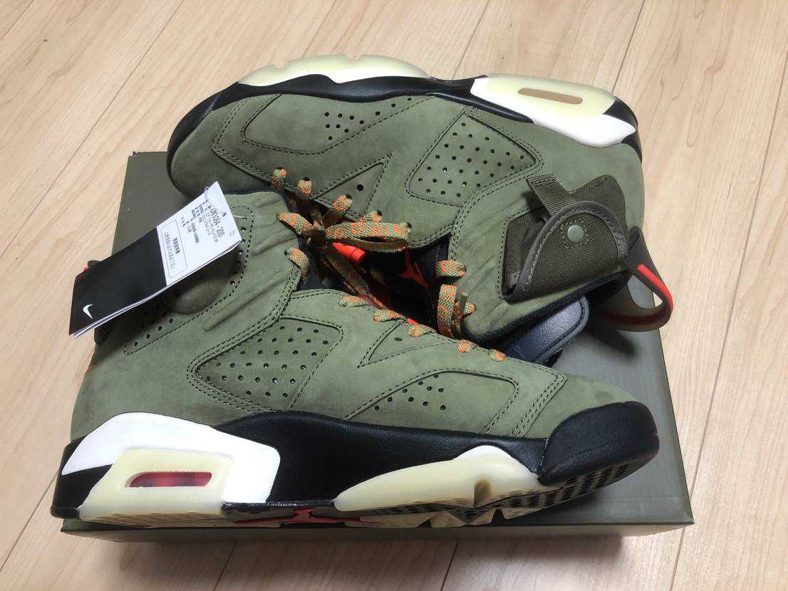 Travis Scott × Nike Air Jordan 6 Retro "Medium Olive"