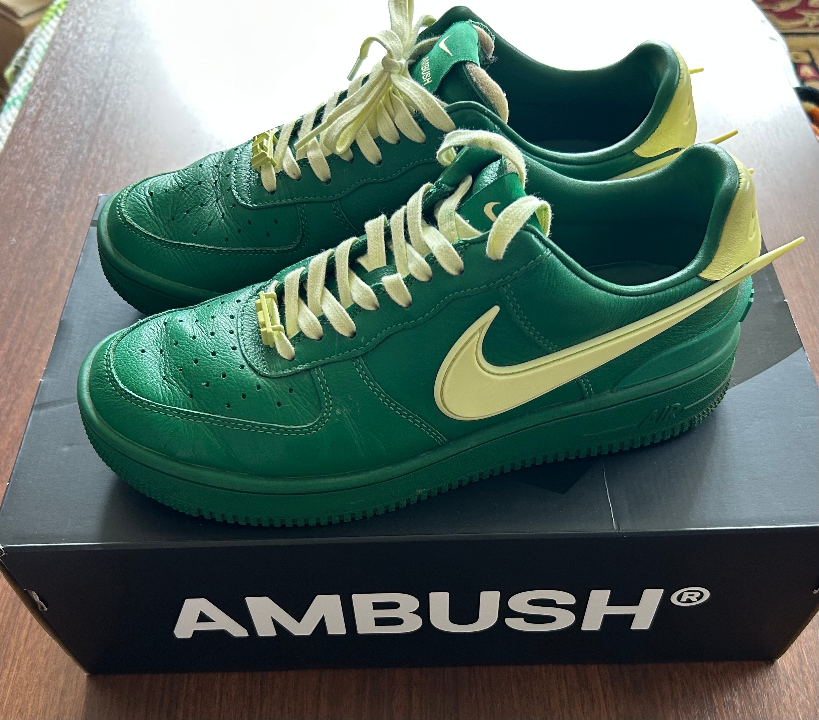AMBUSH × Nike Air Force 1 Low "Pine Green and Citron"