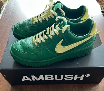 AMBUSH × Nike Air Force 1 Low "Pine Green and Citron"