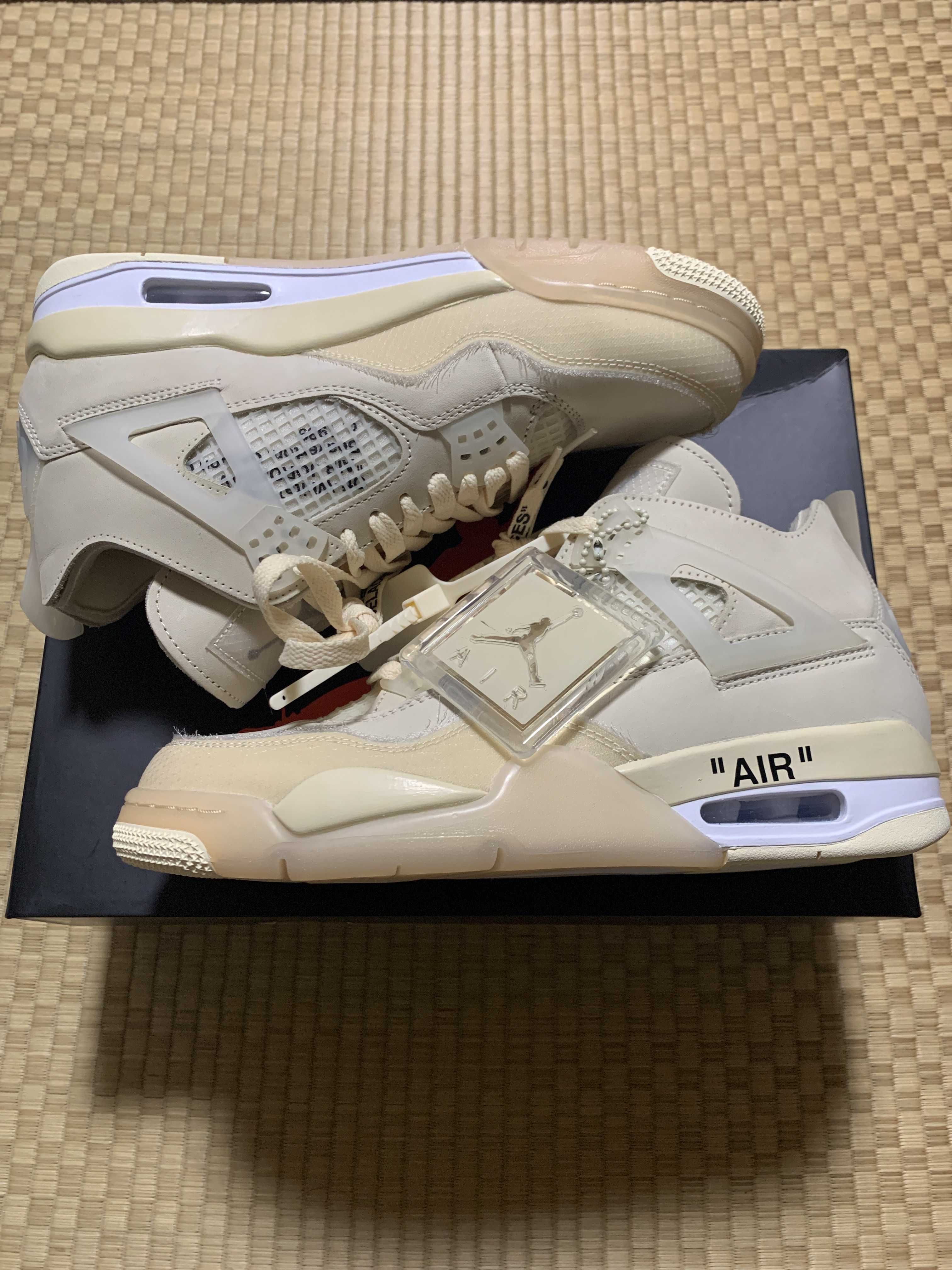 Off-White × Nike Women's Air Jordan 4 SP "Sail"