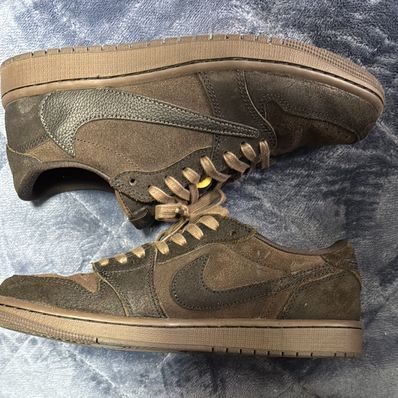 Travis Scott × Nike Air Jordan 1 Low OG SP "Velvet Brown and Dark Mocha"
