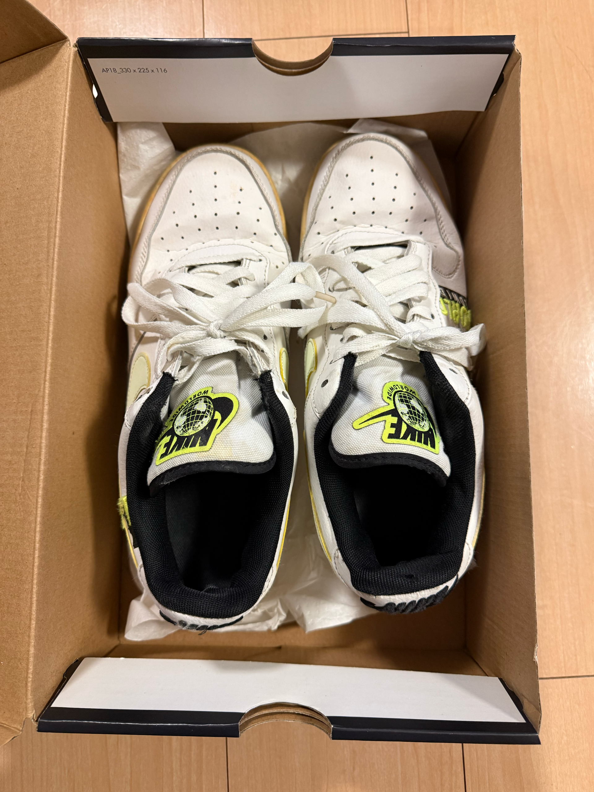Nike Air Force 1 Low "World Wide/White Volt"