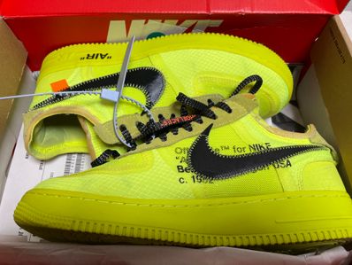 Off-White × Nike Air Force 1 Low "Volt"
