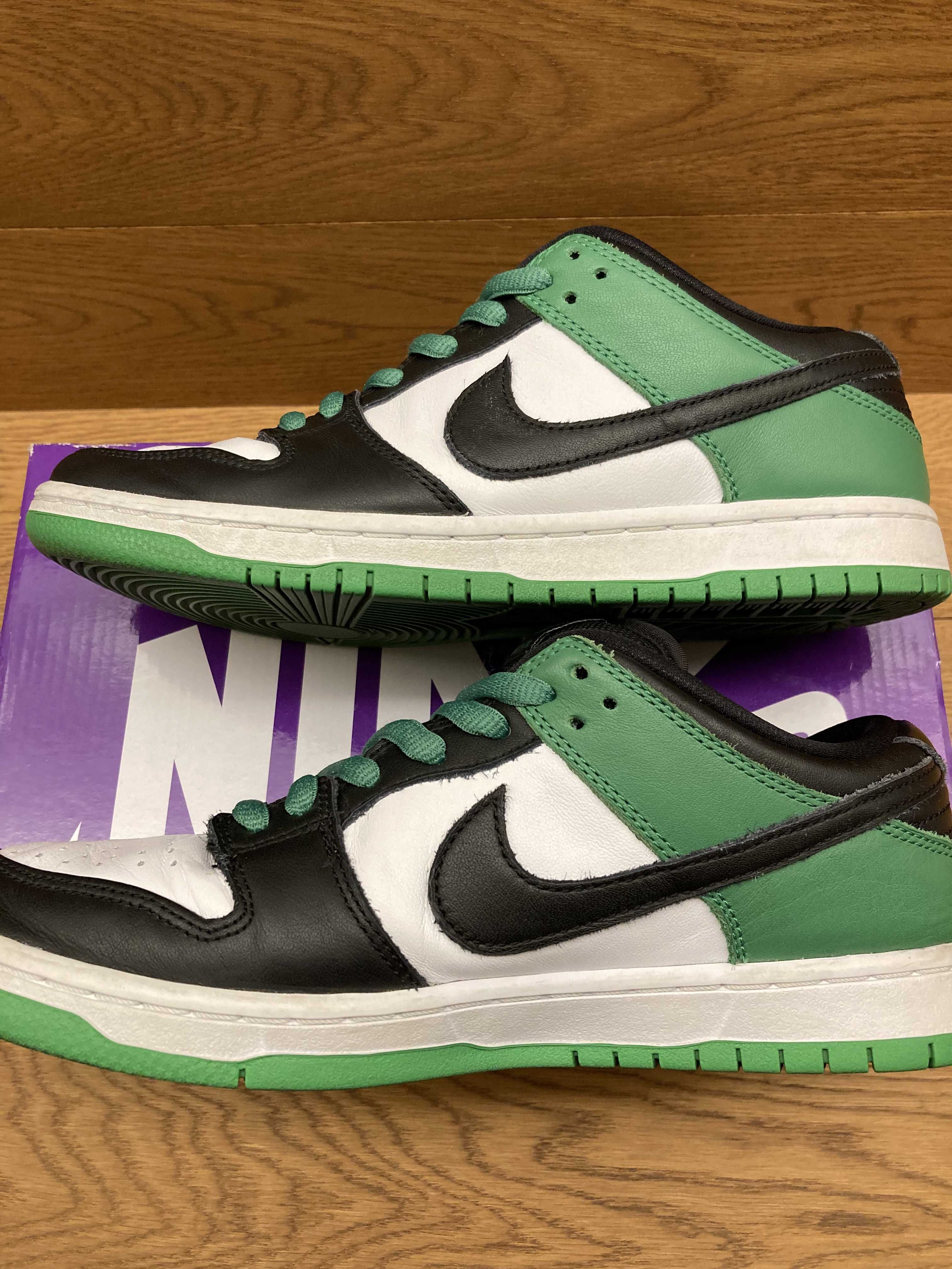 Nike SB Dunk Low Pro "Black and Classic Green"