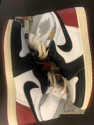 UNION × Nike Air Jordan 1 Retro High OG NRG "Varsity Red/Wolf Grey"