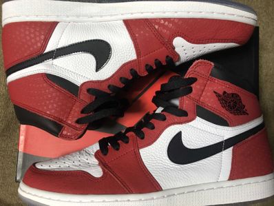 Spiderman × Nike Air Jordan 1 Origin Story "Gym Red/White/Photo Blue/Black"