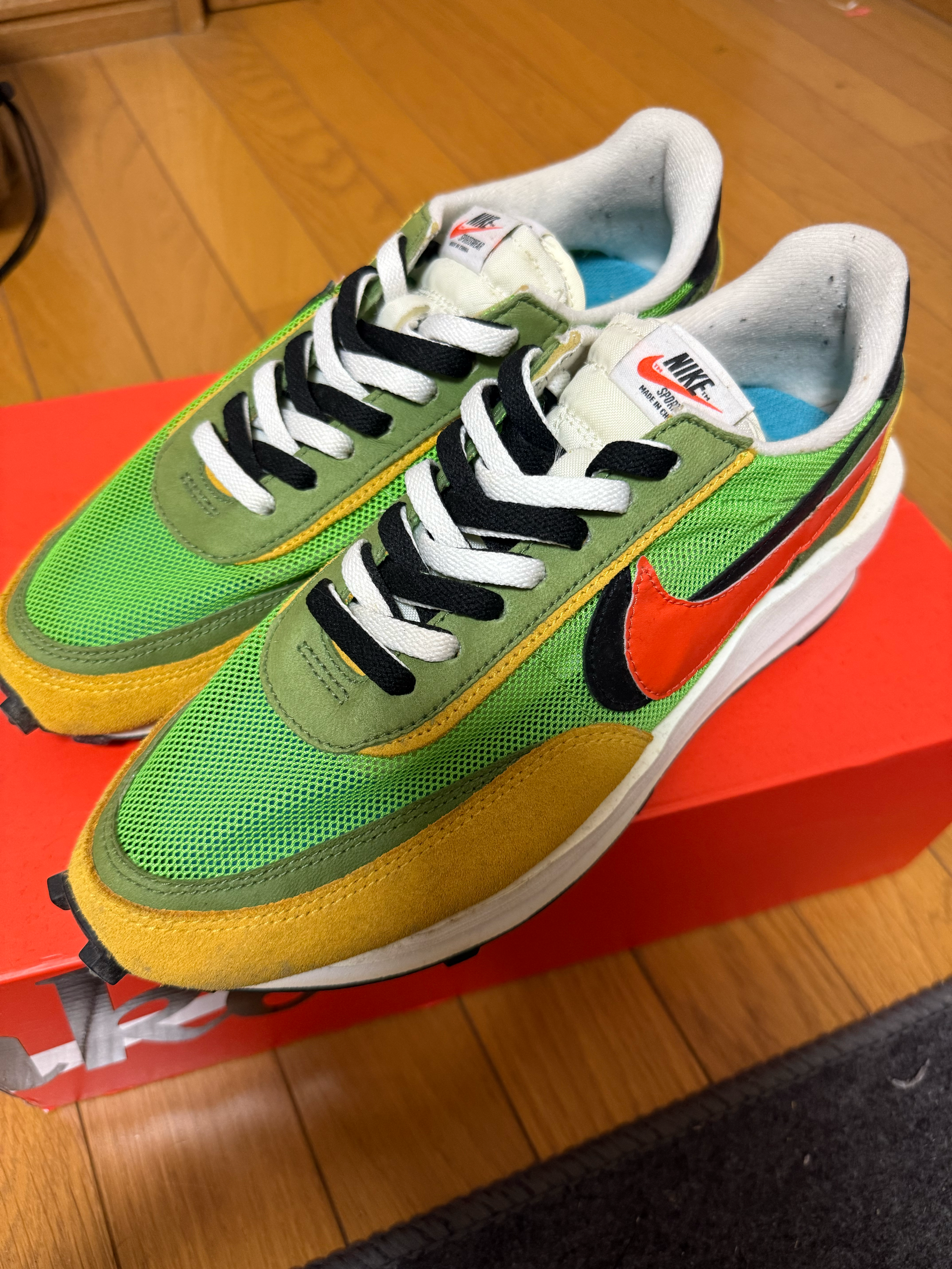 sacai × Nike LDV Waffle "Green"