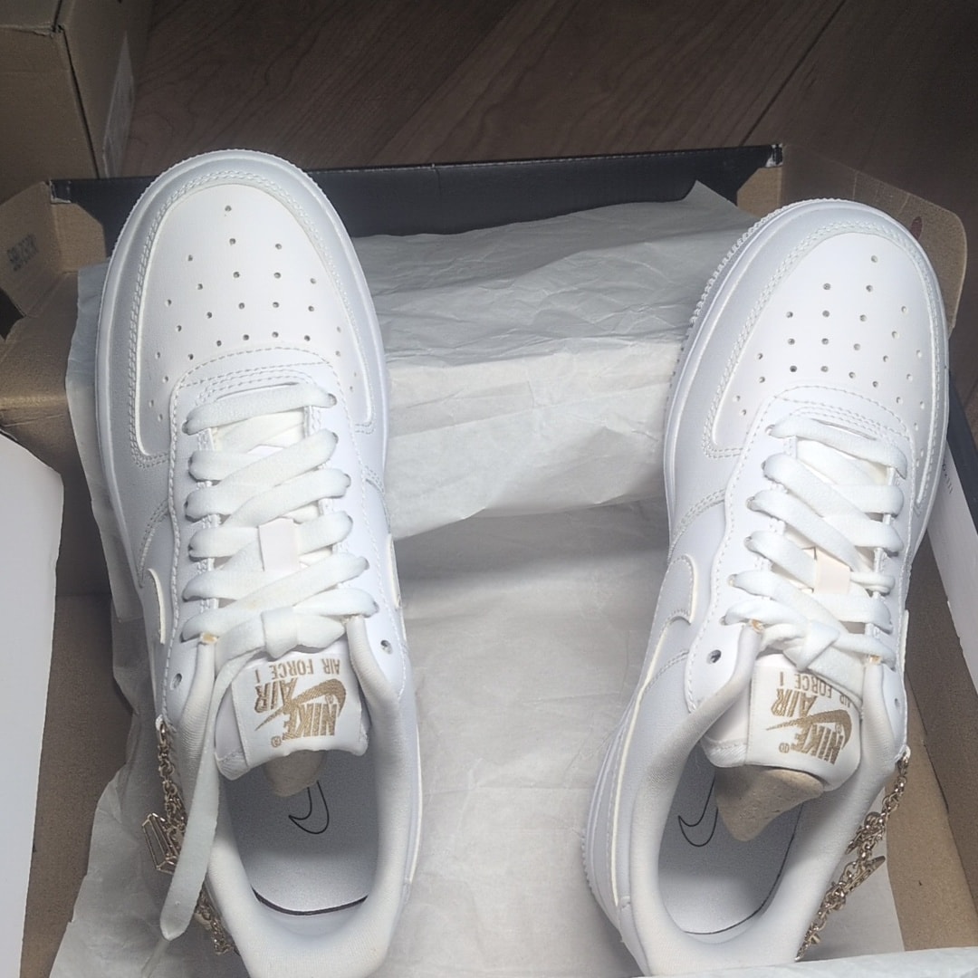 Nike Women's Air Force 1 Low "White Pendats"