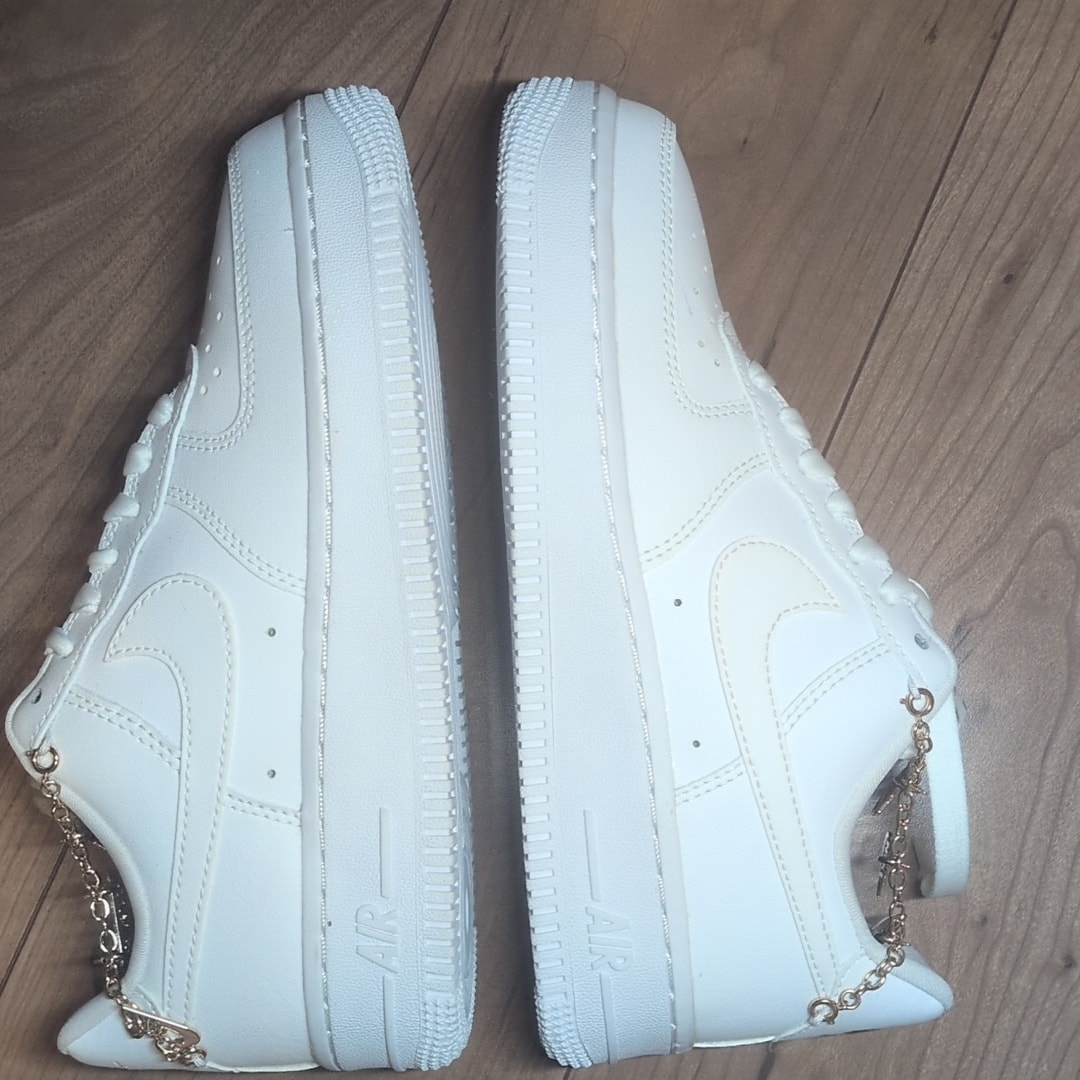 Nike Women's Air Force 1 Low "White Pendats"
