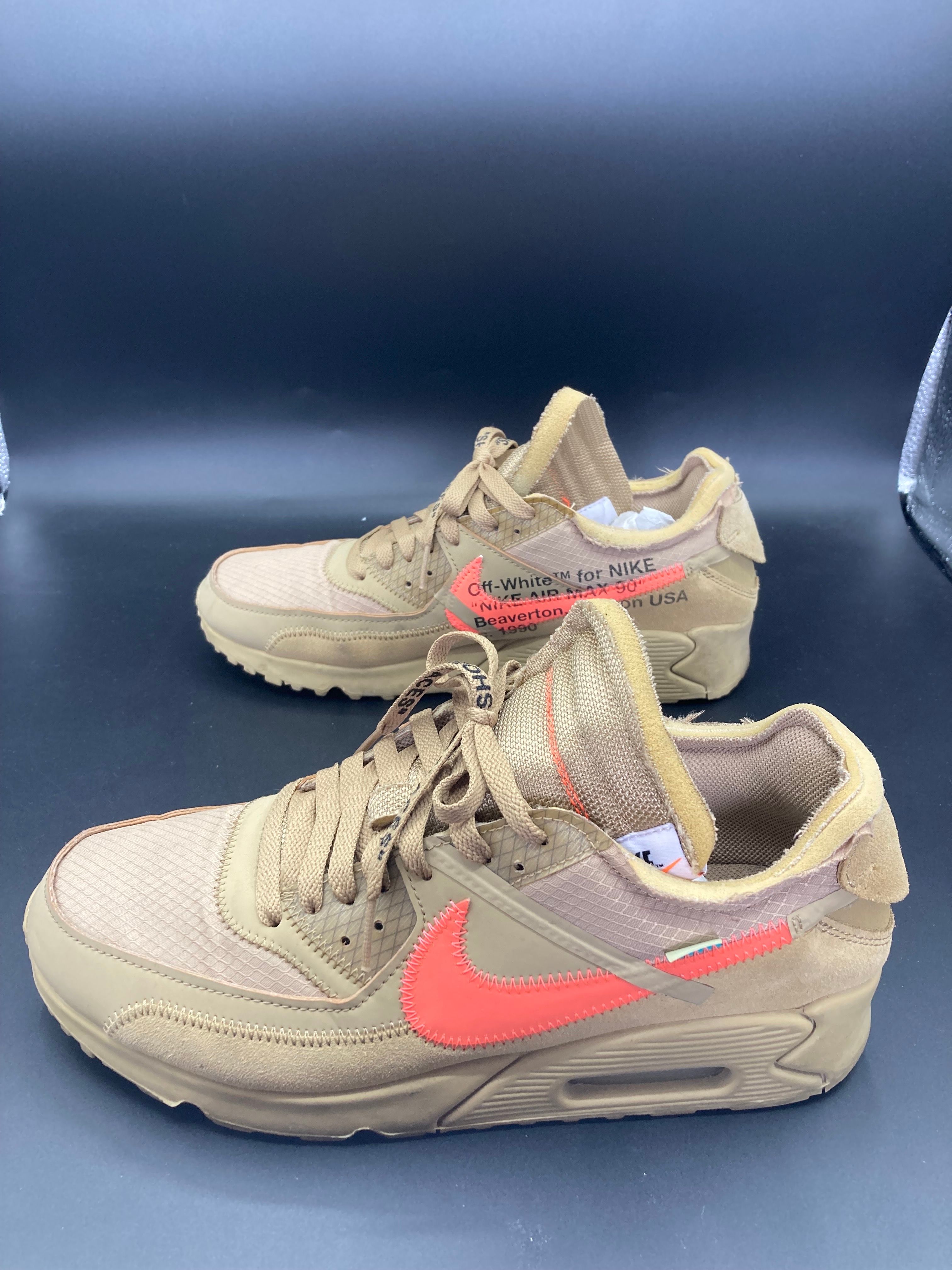 Off-White × Nike Air Max 90 "Desert Ore"