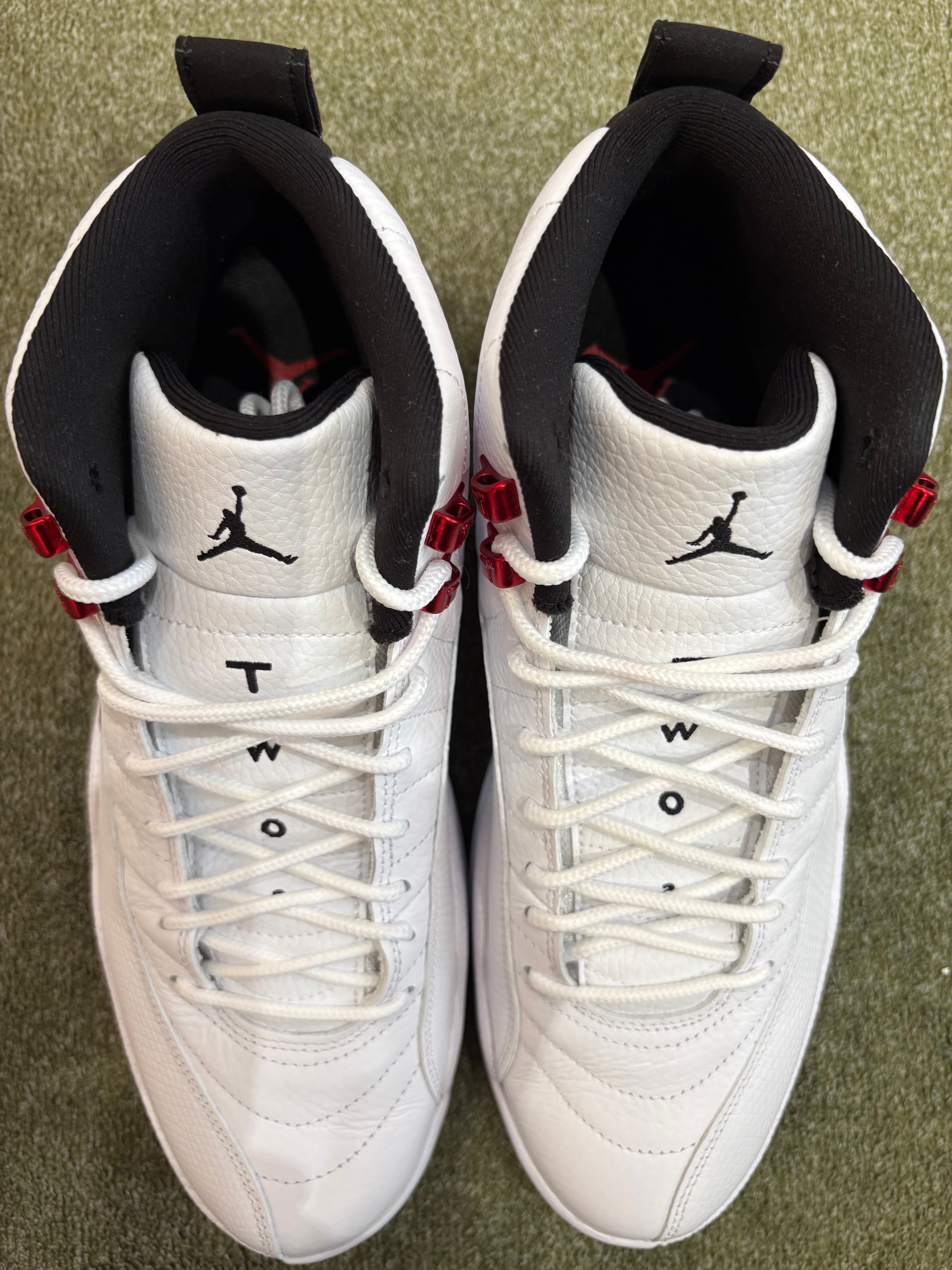 Nike Air Jordan 12 Retro "Black/White/University Red"