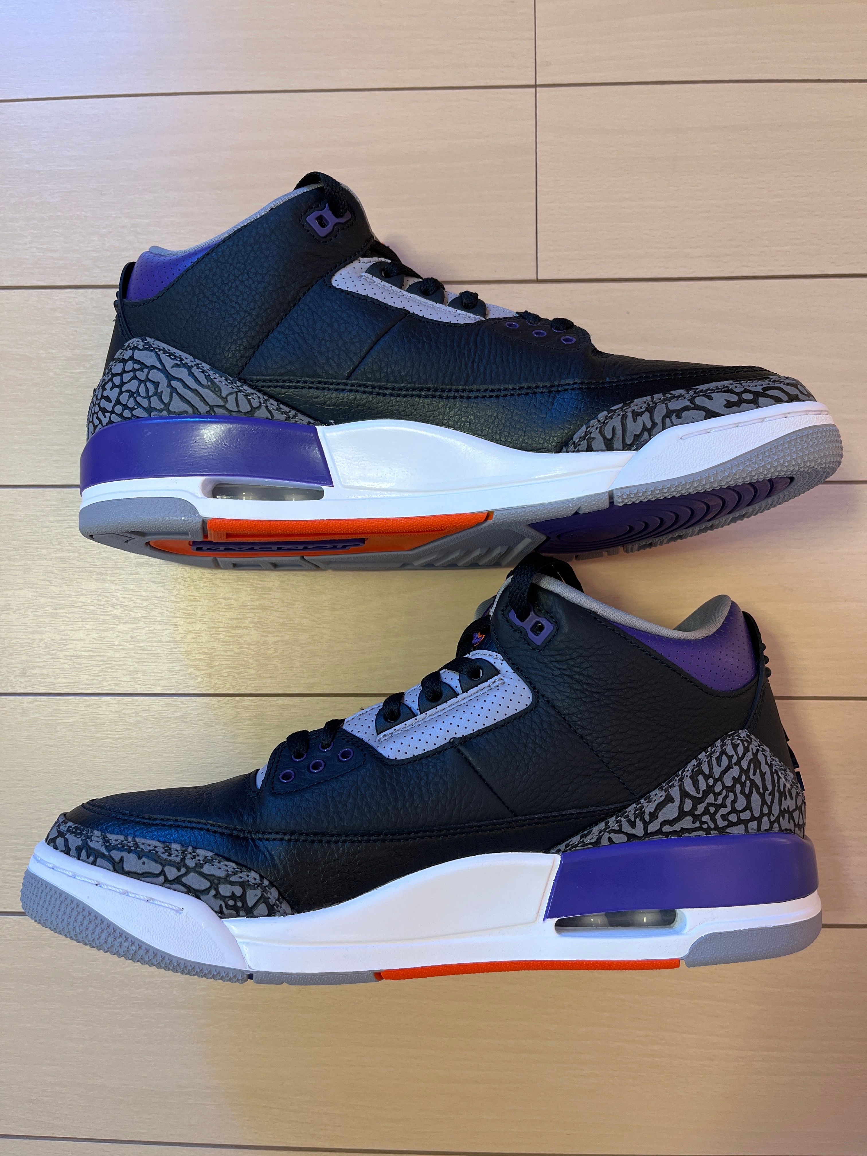 Nike Air Jordan 3 Retro "Black/Court Purple"