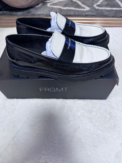 Fragment × COLE HAAN American Classics Penny Loafer "White/Black"