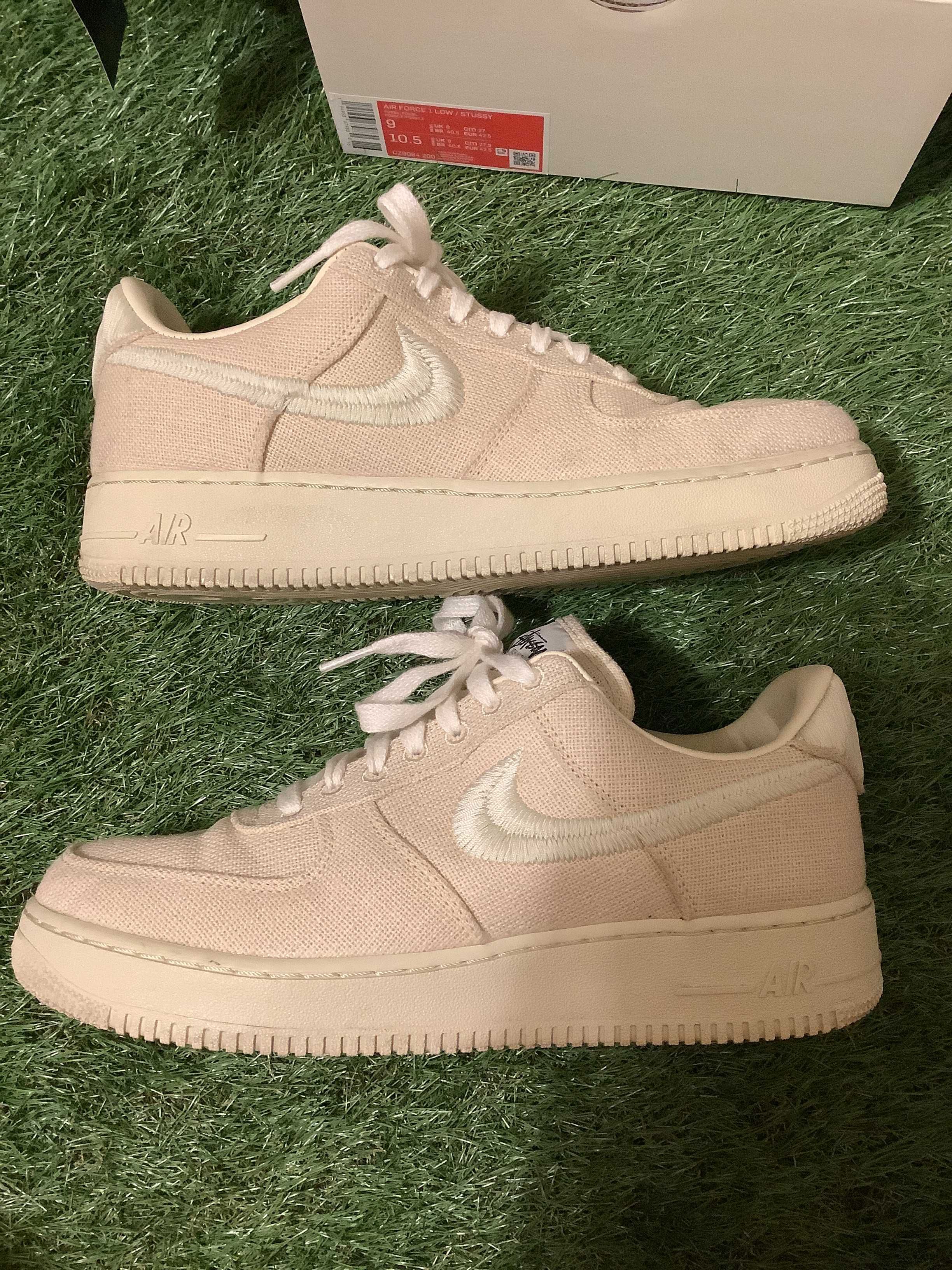 Stussy × Nike Air Force 1 Low "Fossil Stone"