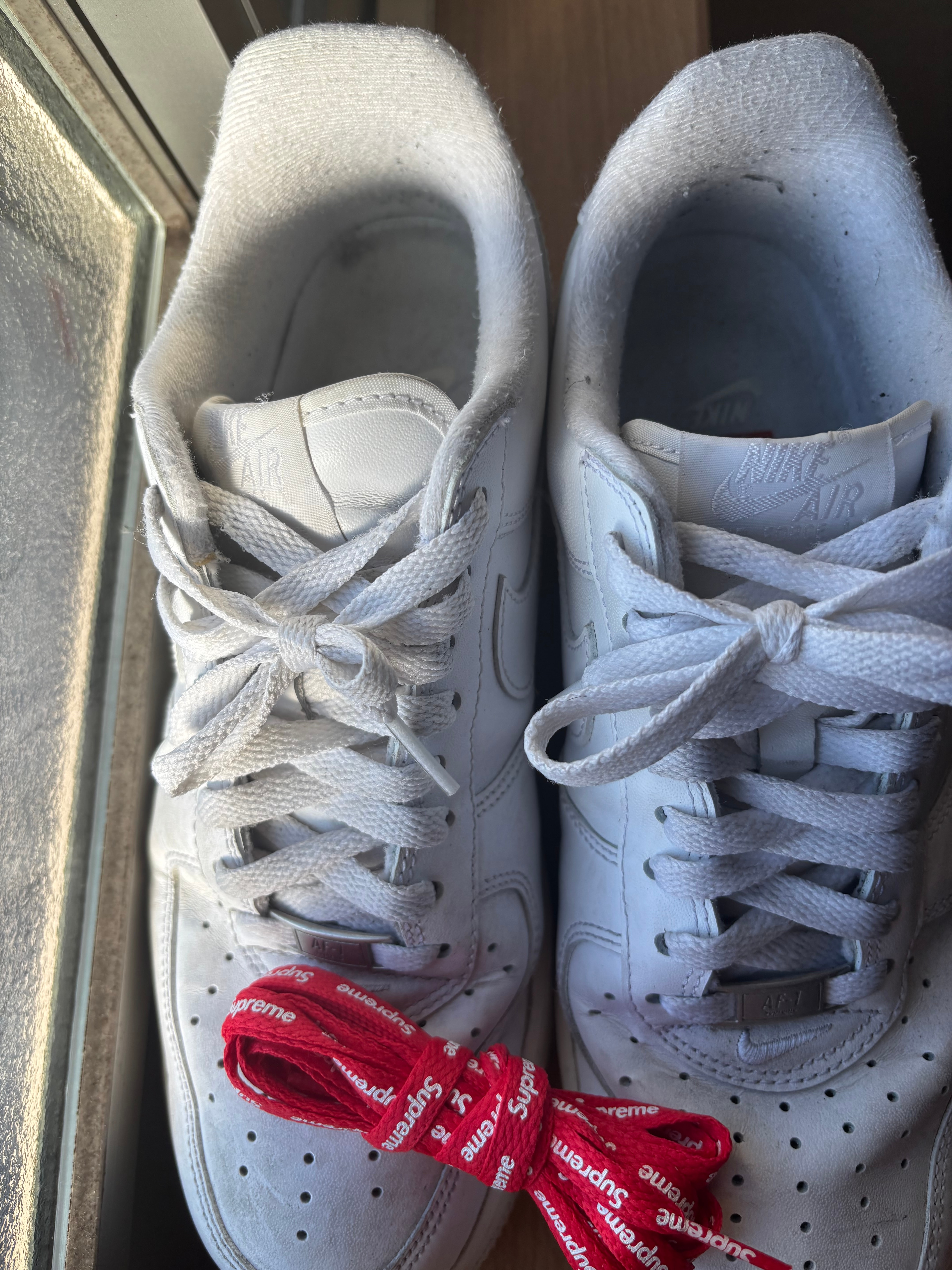 Supreme × Nike Air Force 1 Low "White"