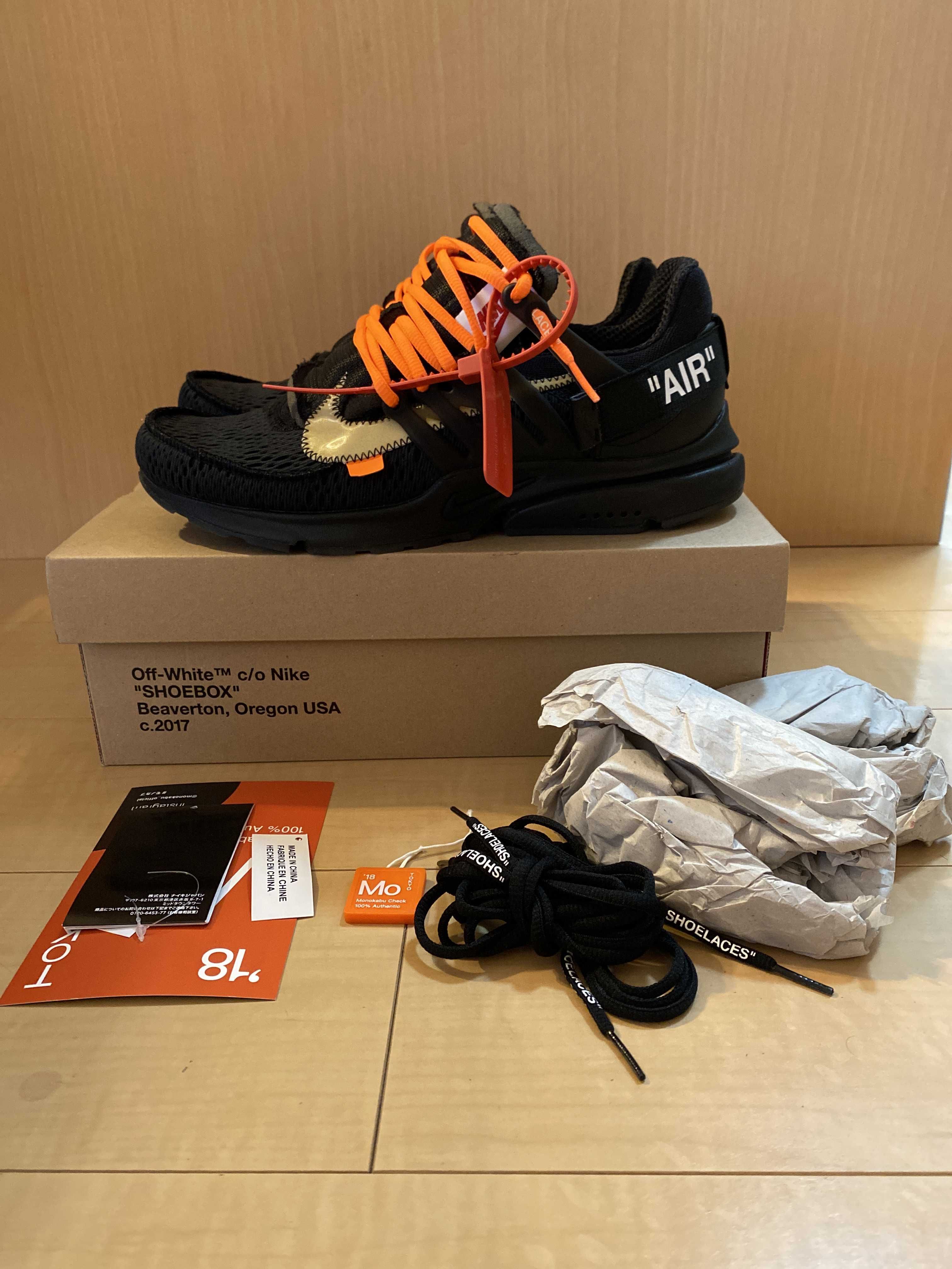 Off-White × Nike Air Presto "Black"