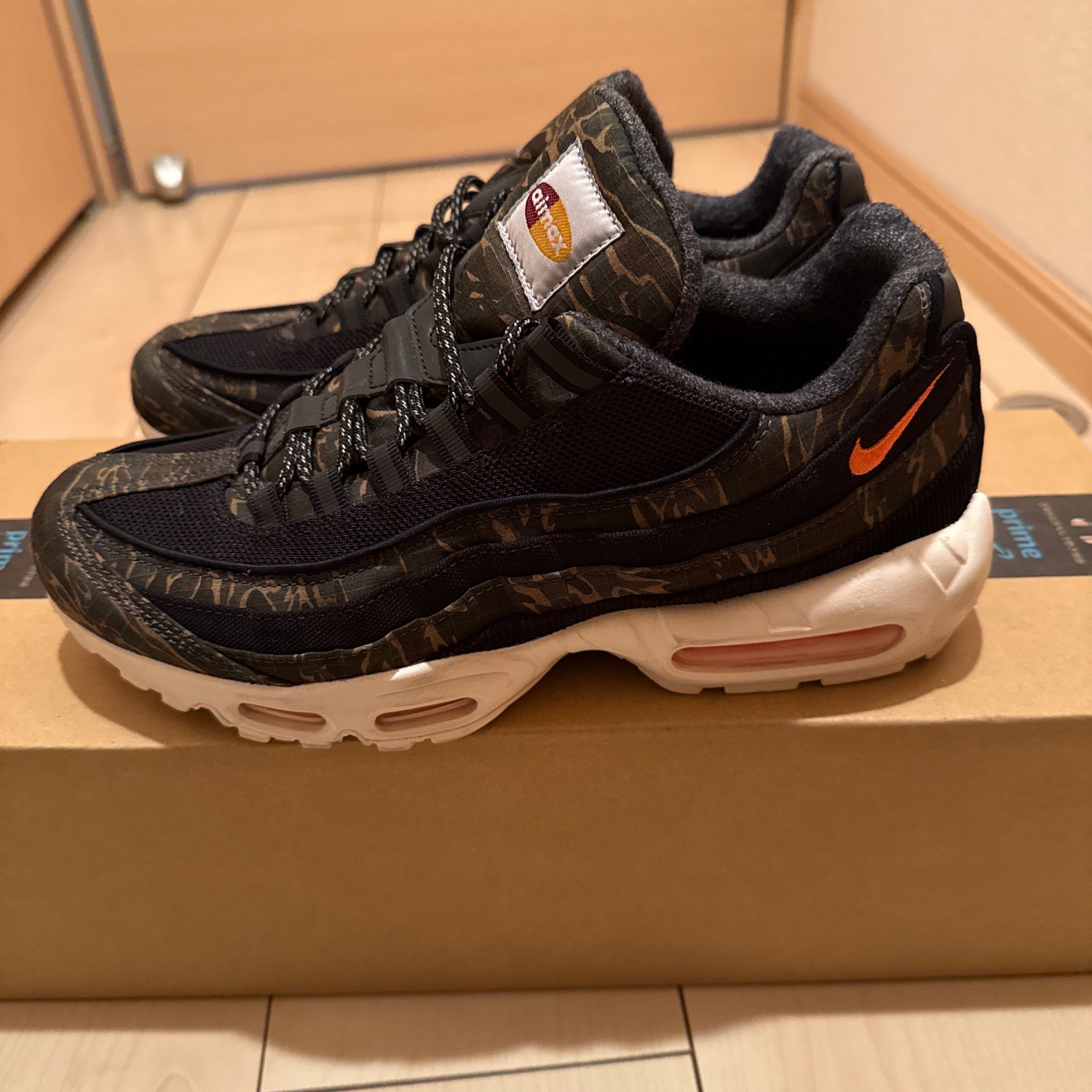 Carharte WIP × Nike Air Max 95 "Black/Sail/Total Orange"