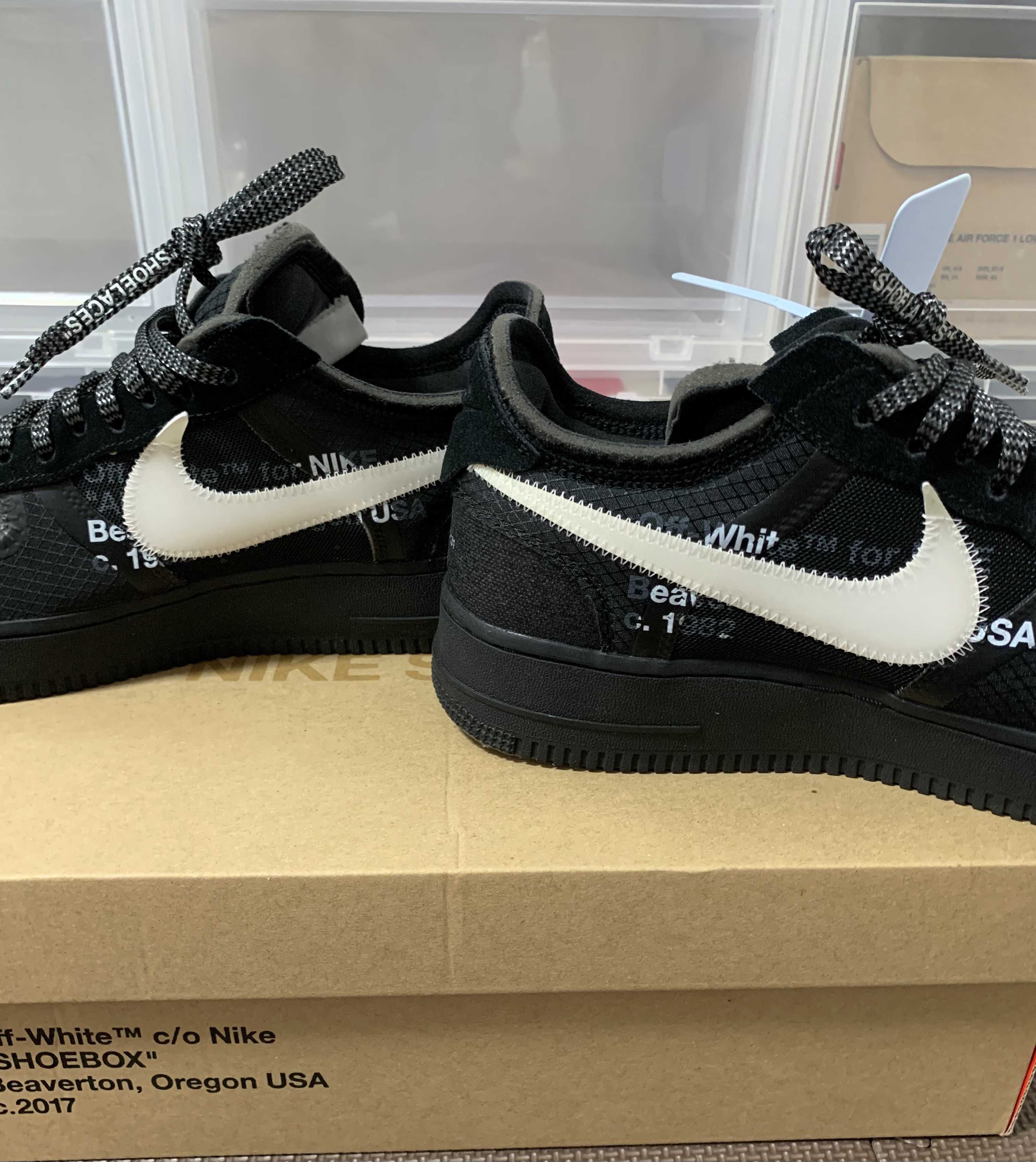 Off-White × Nike Air Force 1 Low "Black"