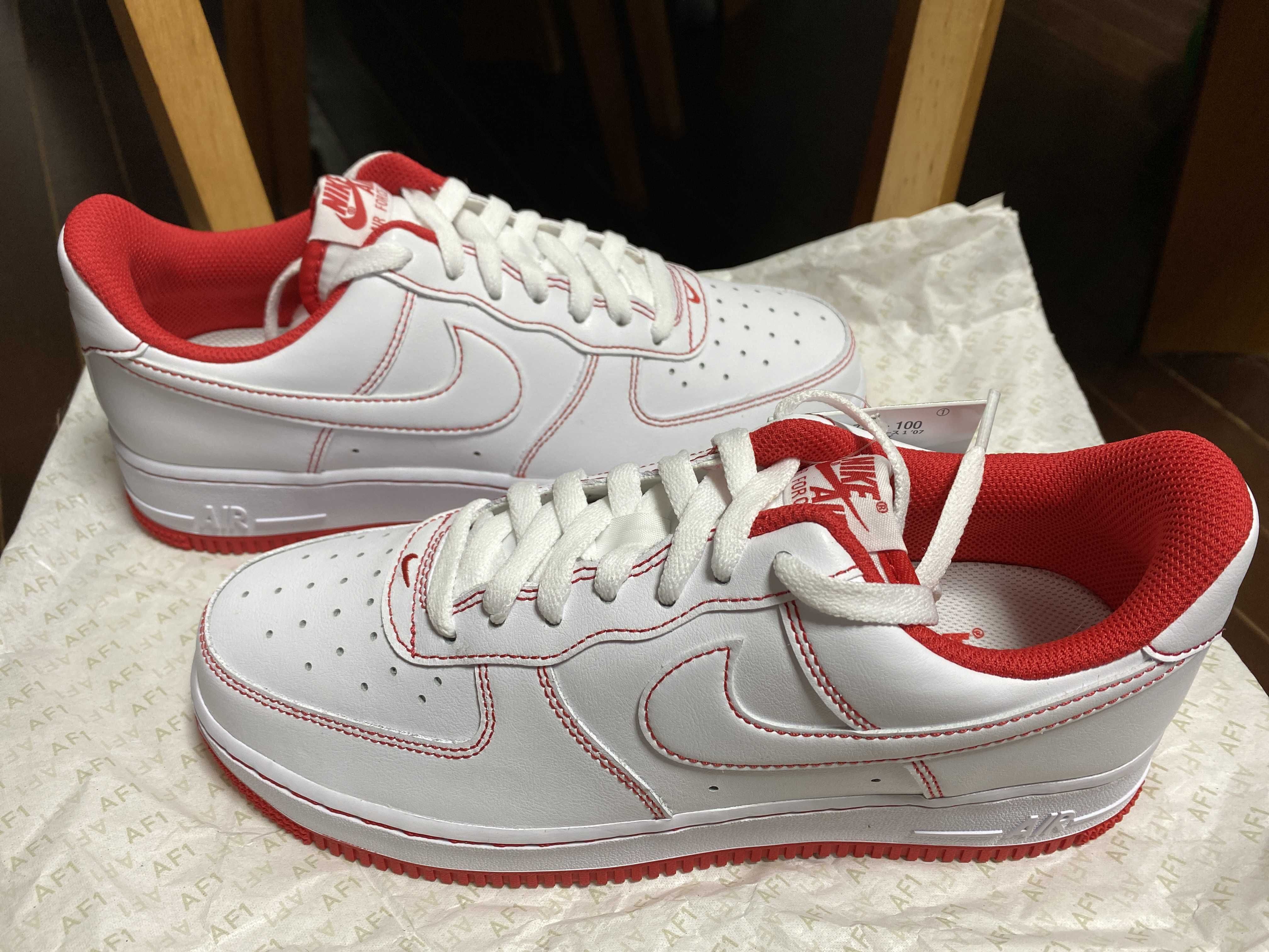 Nike Air Force 1 Low '07 Stitch "Radiant Red"