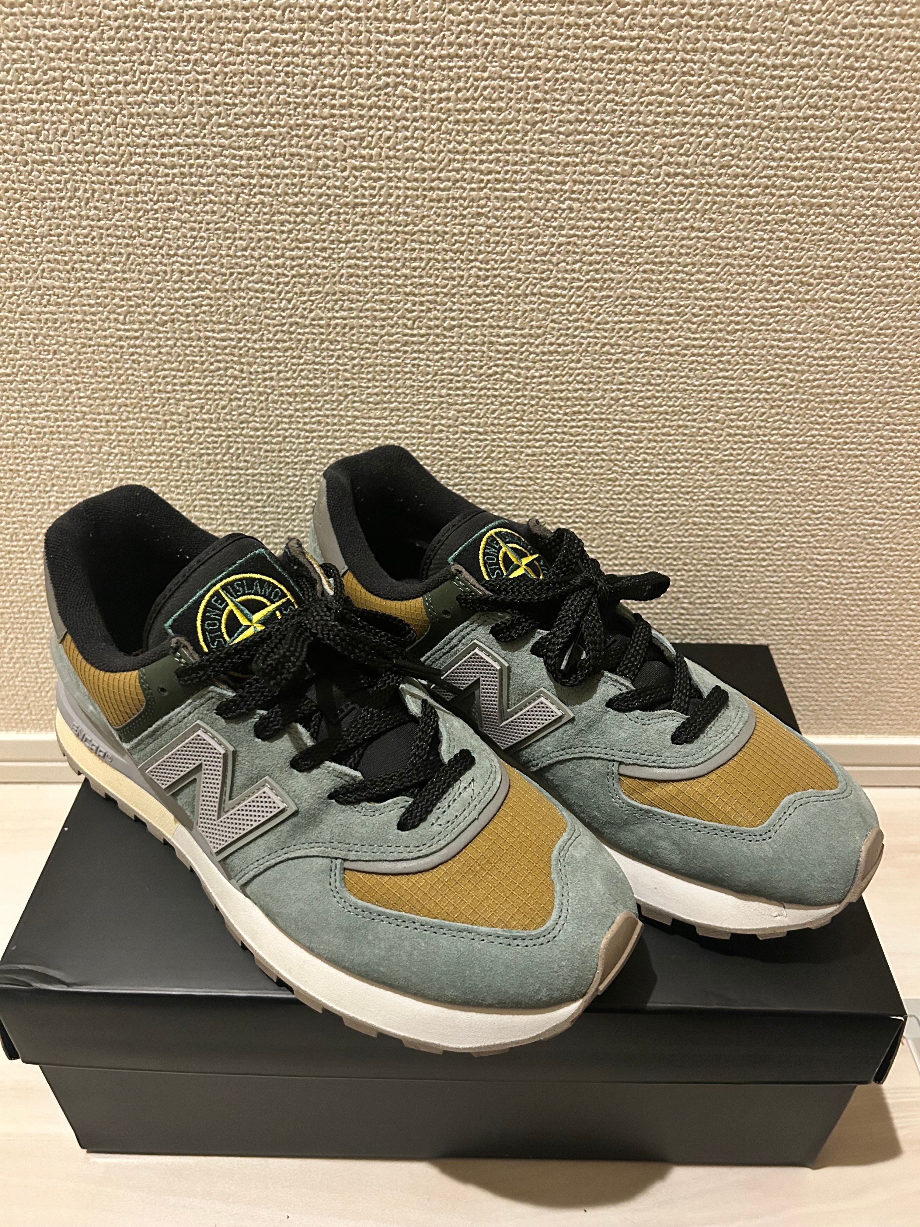 Stone Island × New Balance 574 Legacy "Green Clay"
