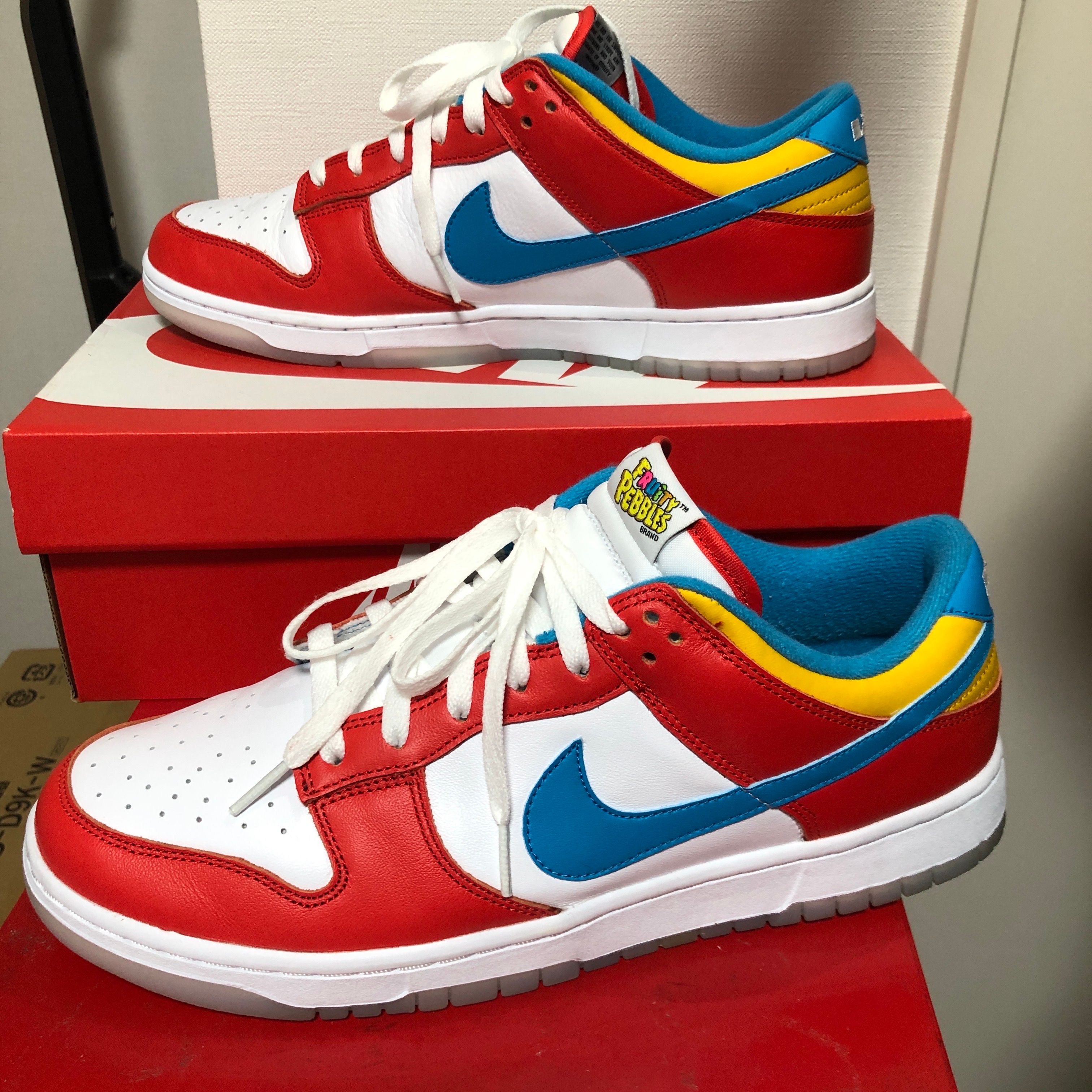FRUiTY PEBBLESTM × Nike Dunk Low QS "Habanero Red/Dark Sulfur/Laser Blue"