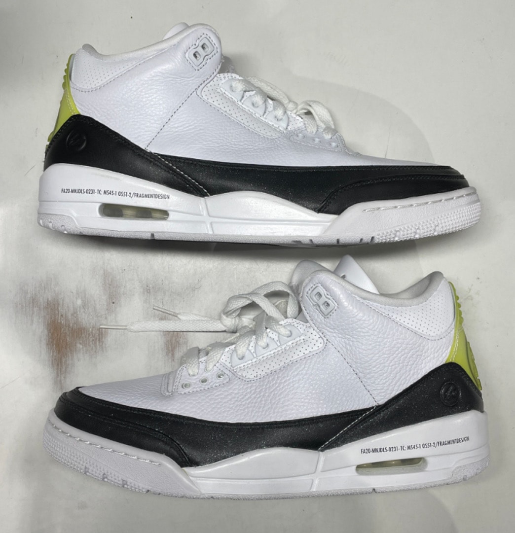 Fragment × Nike Air Jordan 3 "White/Black"