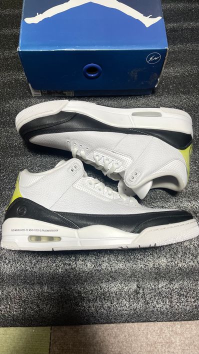 Fragment × Nike Air Jordan 3 "White/Black"