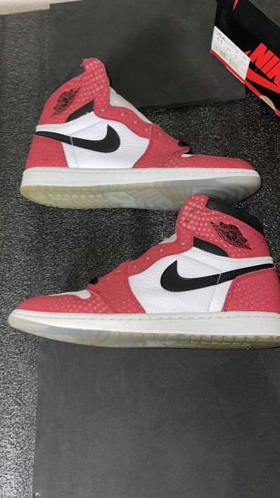 Spiderman × Nike Air Jordan 1 Origin Story "Gym Red/White/Photo Blue/Black"