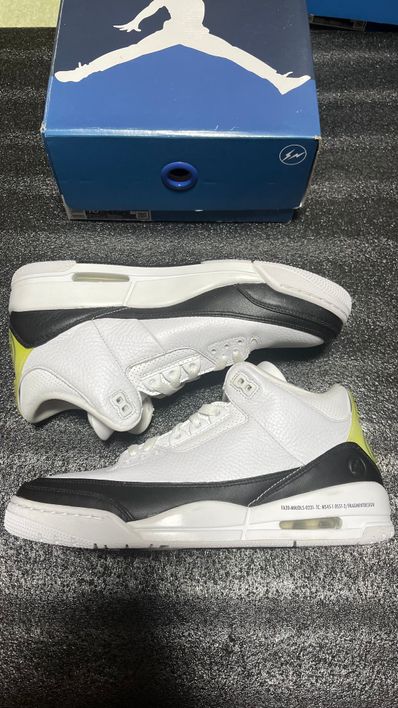 Fragment × Nike Air Jordan 3 "White/Black"