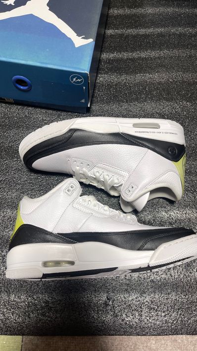 Fragment × Nike Air Jordan 3 "White/Black"