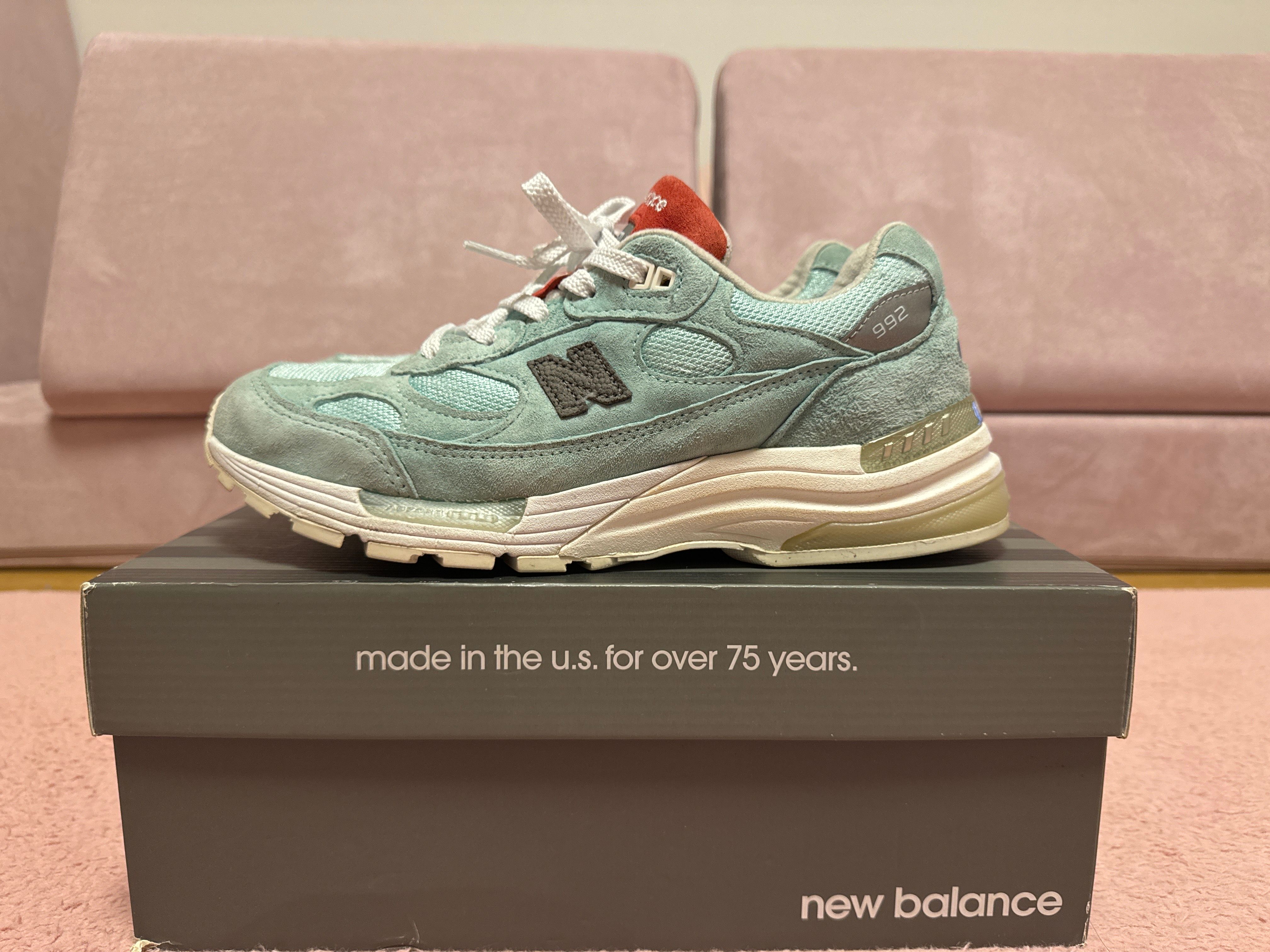 KITH × New Balance 992 Kithmas "Teal/Gray"