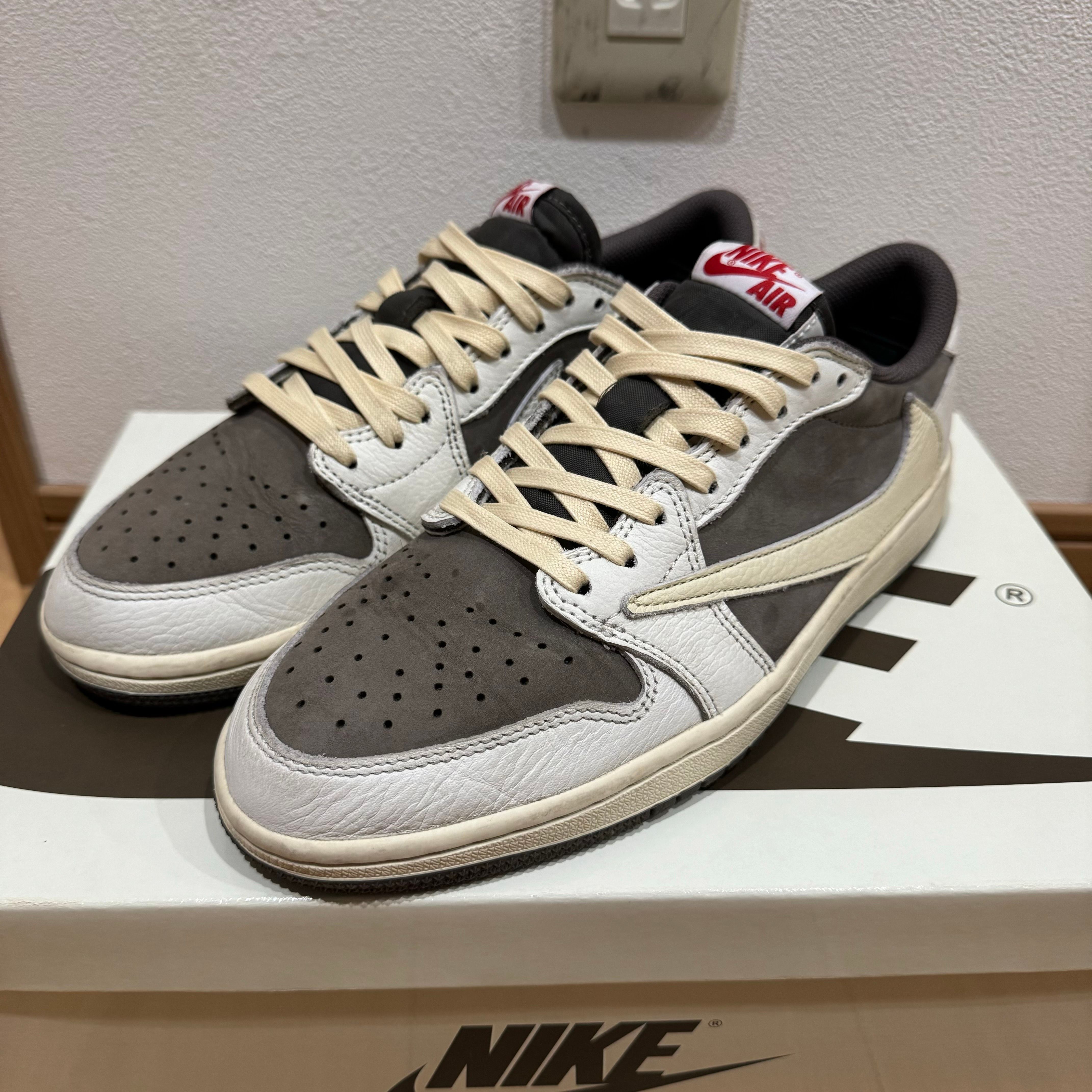 Travis Scott × Nike Air Jordan 1 Low OG SP "Reverse Mocha/Sail and Ridgerock"