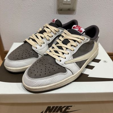 Travis Scott × Nike Air Jordan 1 Low OG SP "Reverse Mocha/Sail and Ridgerock"
