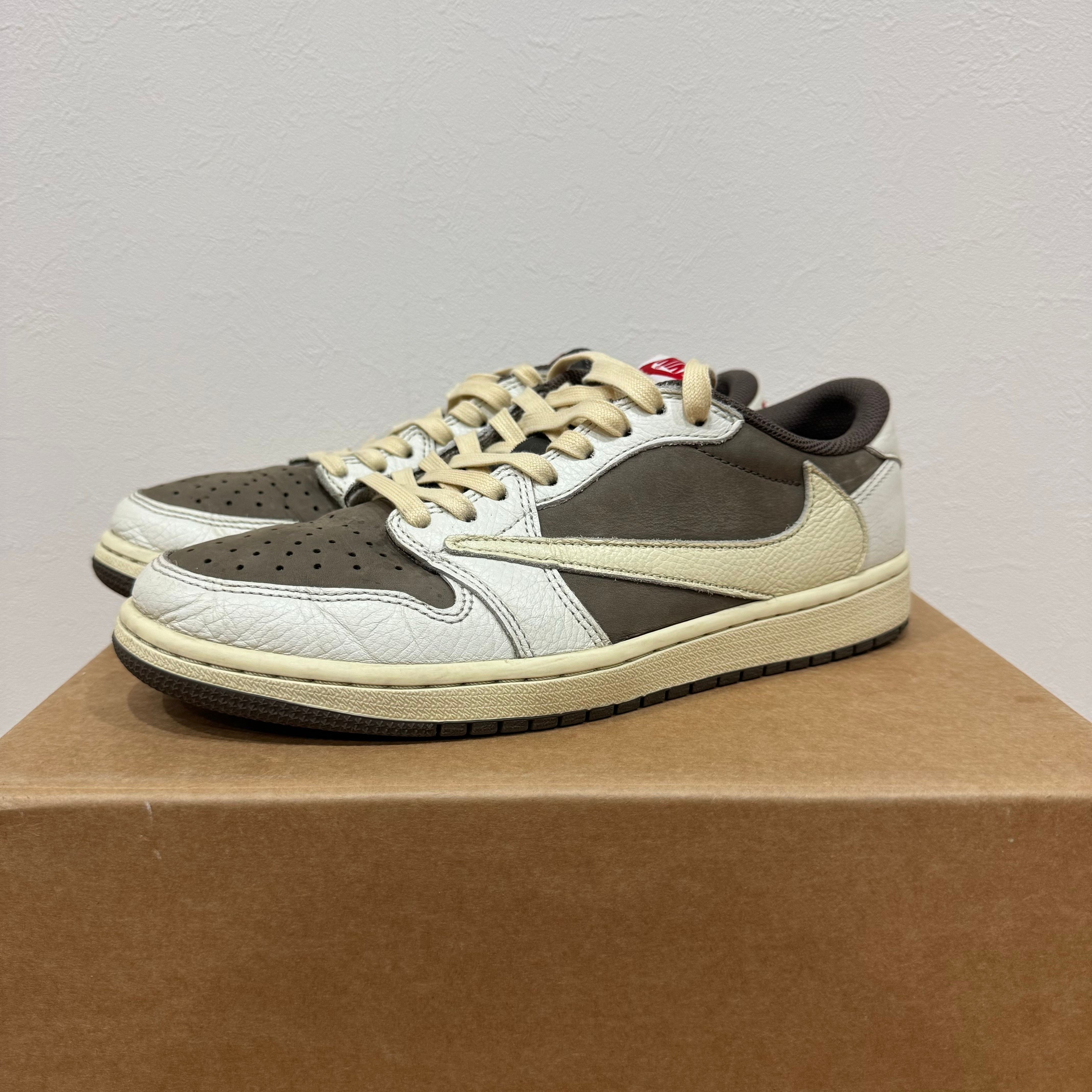 Travis Scott × Nike Air Jordan 1 Low OG SP "Reverse Mocha/Sail and Ridgerock"