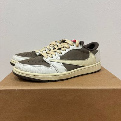 Travis Scott × Nike Air Jordan 1 Low OG SP "Reverse Mocha/Sail and Ridgerock"
