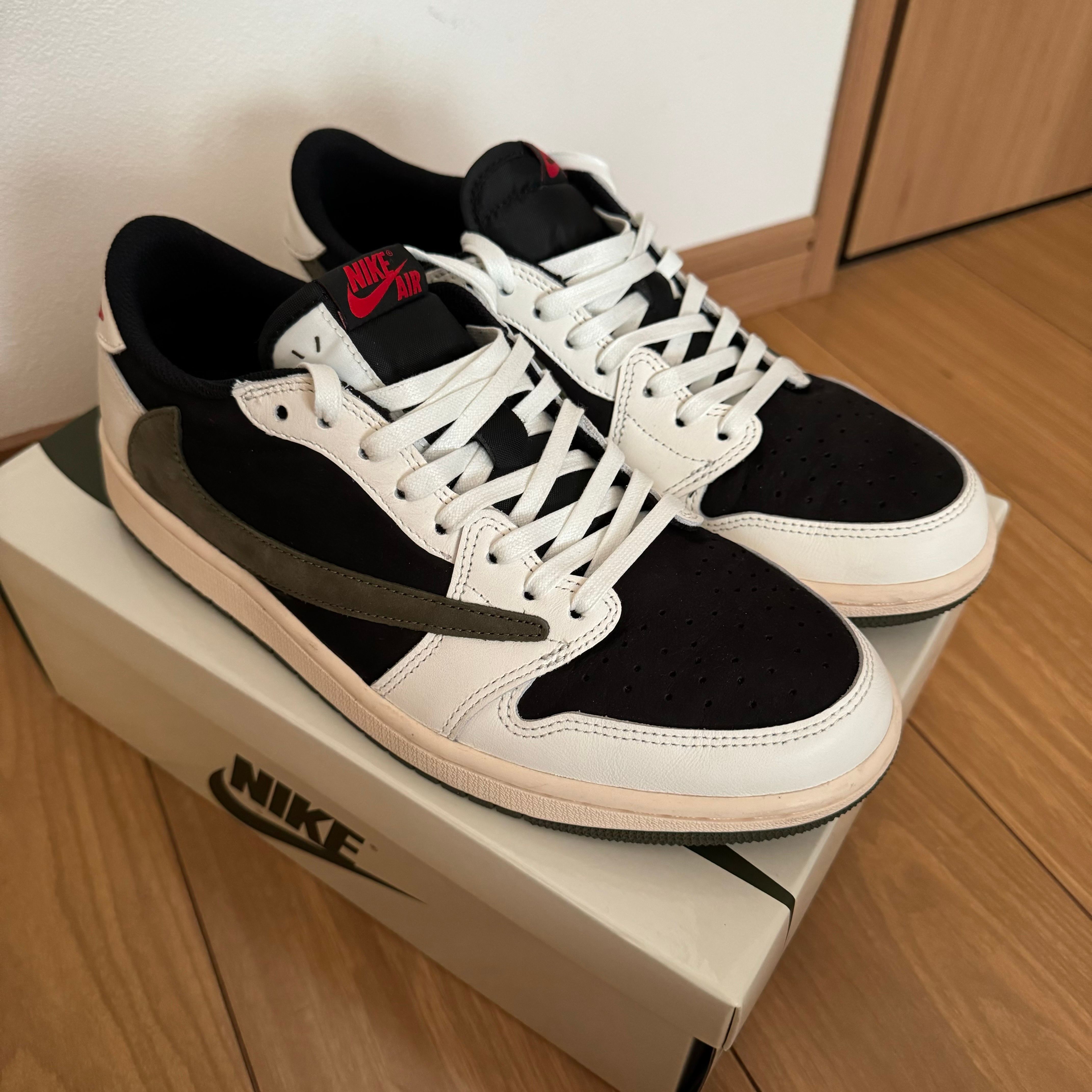 Travis Scott × Nike Women's Air Jordan 1 Low OG "Medium Olive"