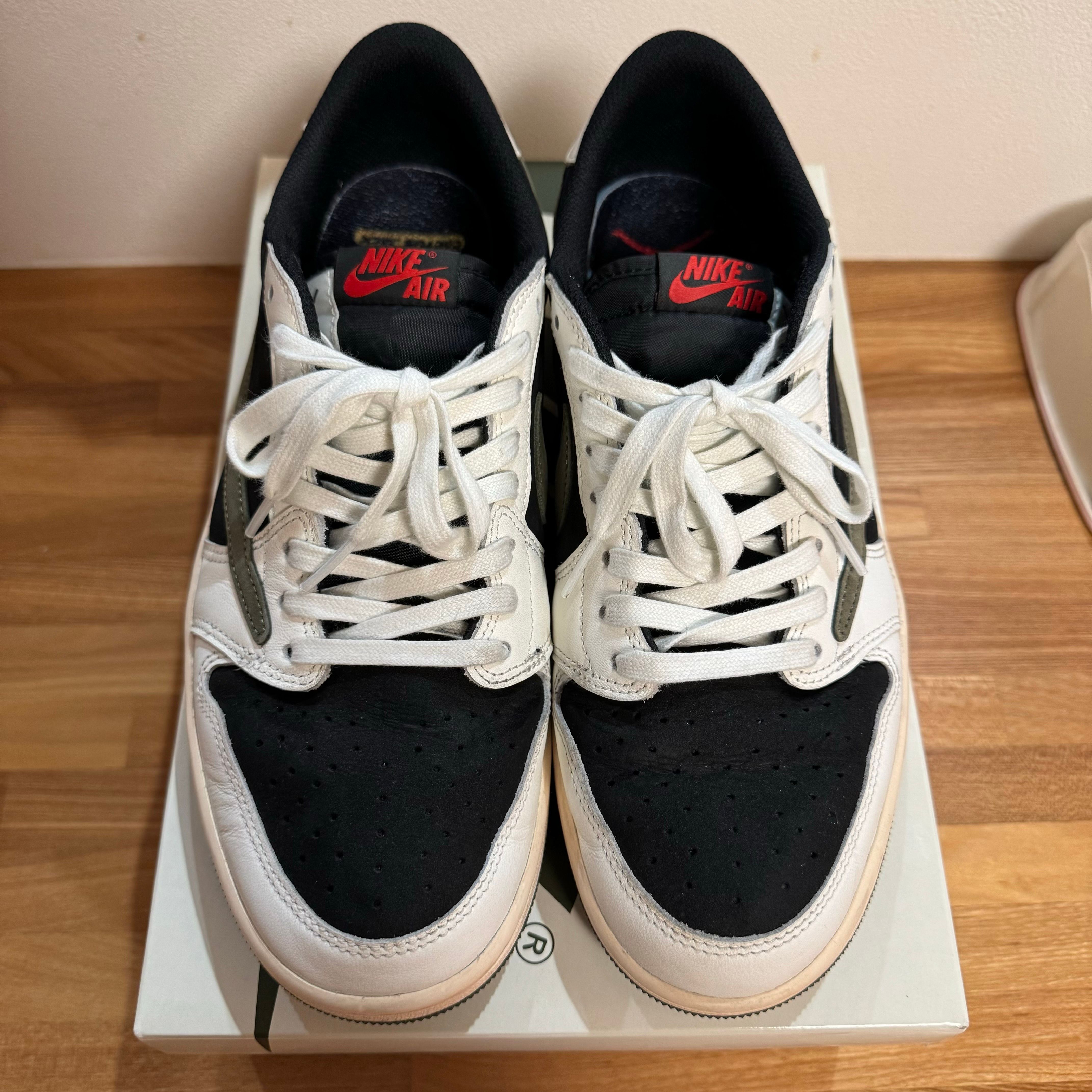 Travis Scott × Nike Women's Air Jordan 1 Low OG "Medium Olive"