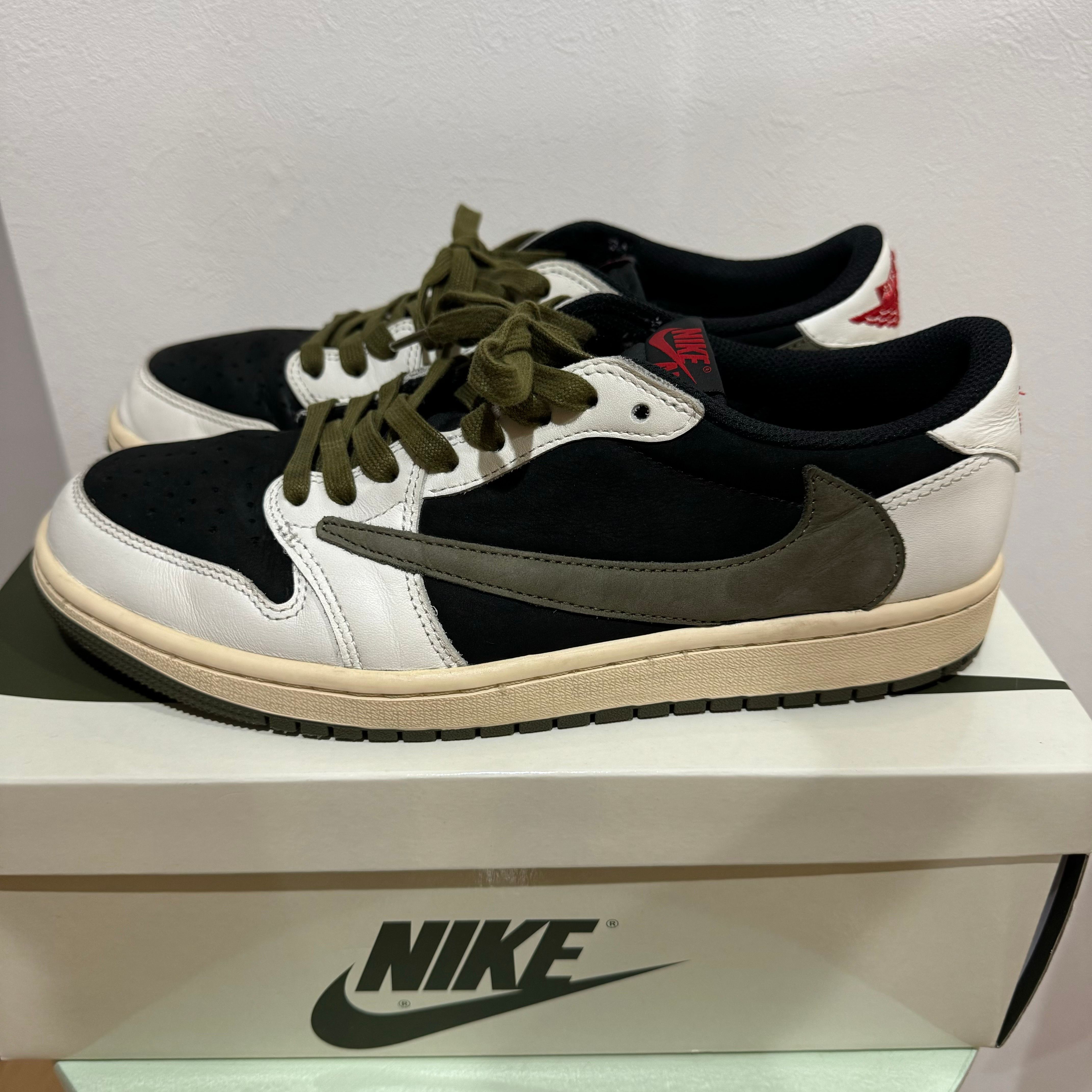Travis Scott × Nike Women's Air Jordan 1 Low OG "Medium Olive"