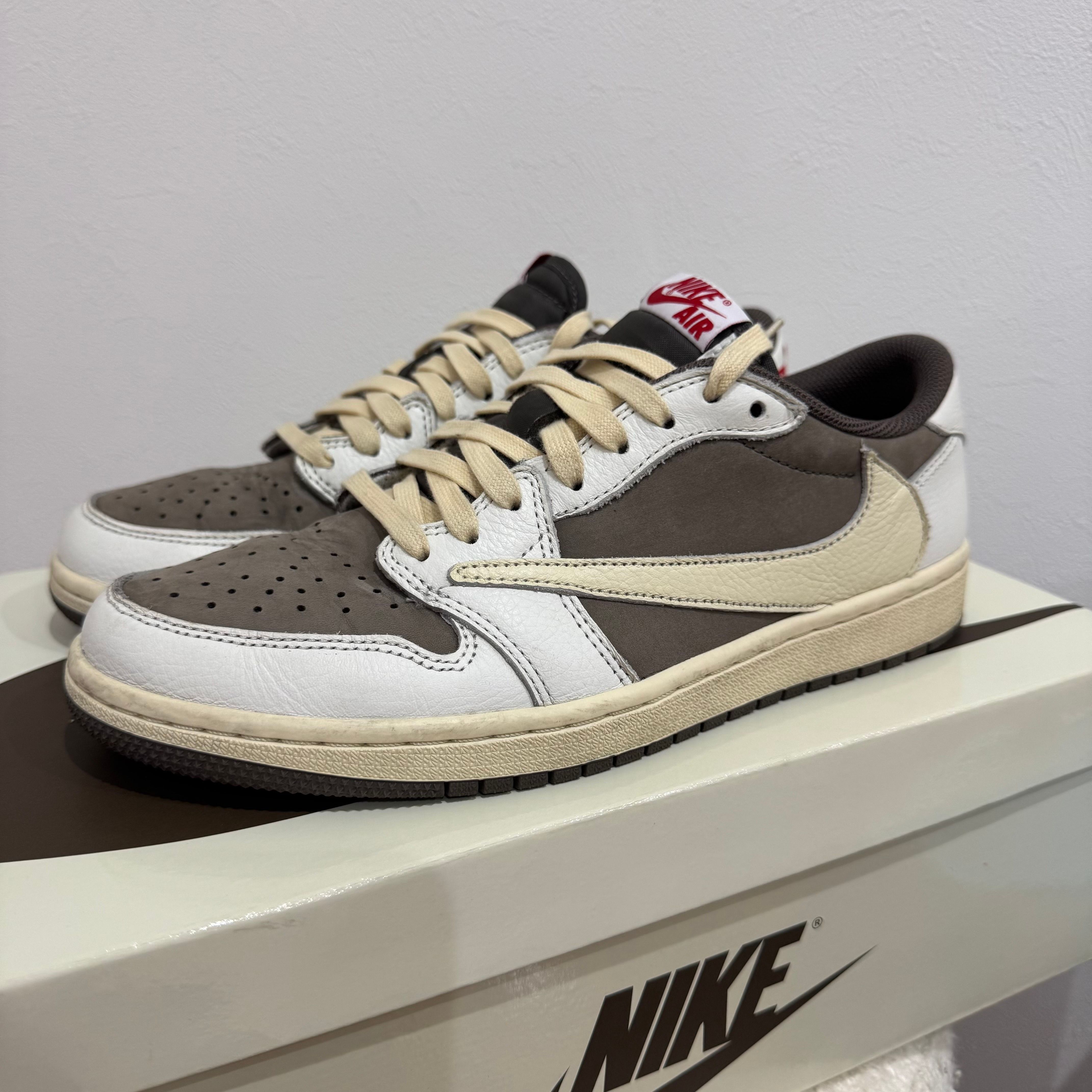 Travis Scott × Nike Air Jordan 1 Low OG SP "Reverse Mocha/Sail and Ridgerock"