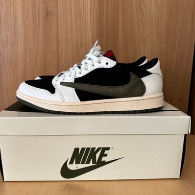 Travis Scott × Nike Women's Air Jordan 1 Low OG "Medium Olive"