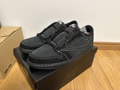 Travis Scott × Nike Air Jordan 1 Low OG SP "Black Phantom"