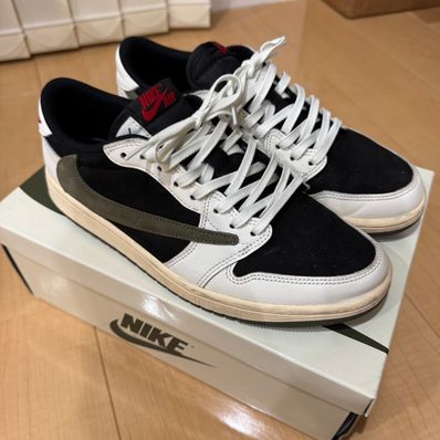 Travis Scott × Nike Women's Air Jordan 1 Low OG "Medium Olive"