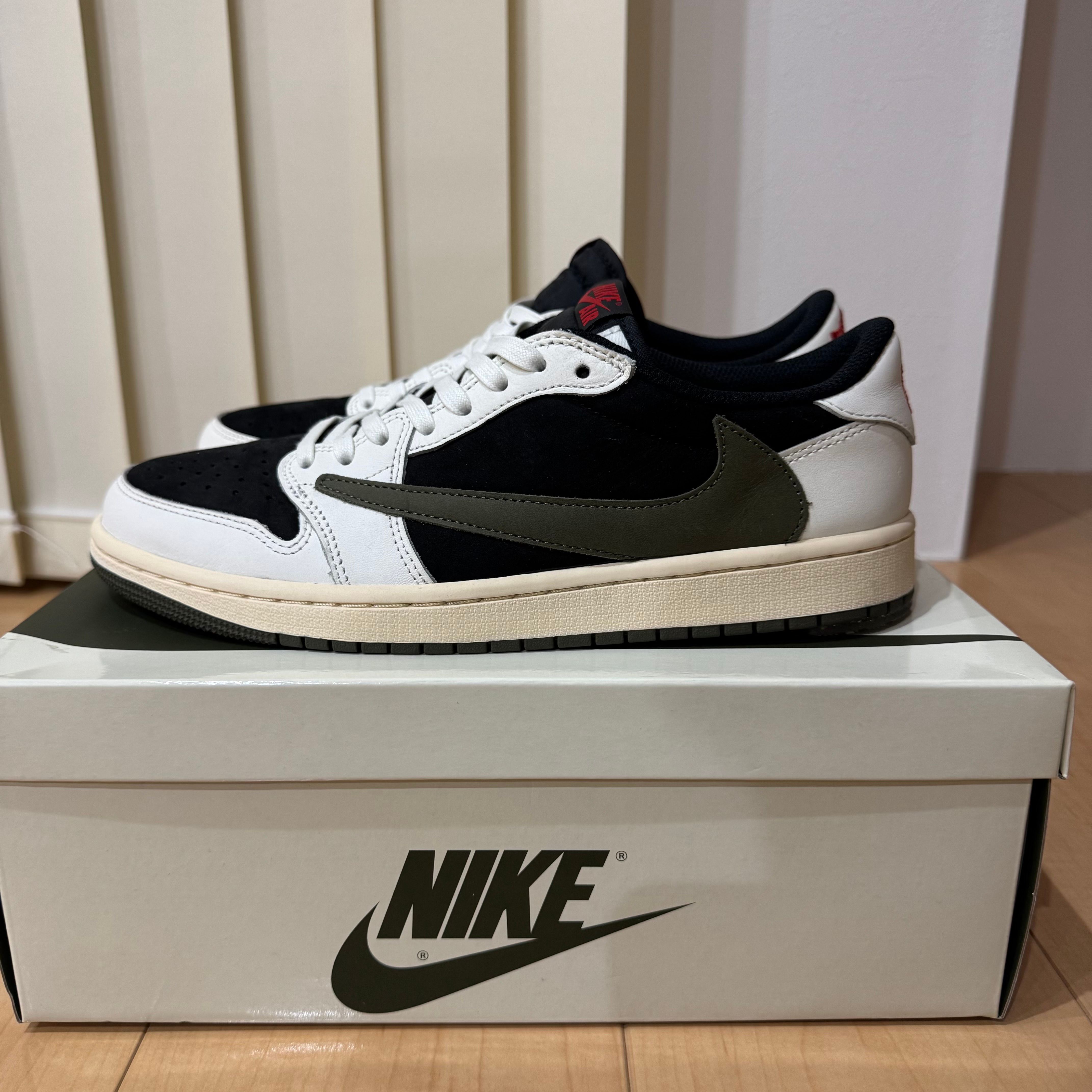 Travis Scott × Nike Women's Air Jordan 1 Low OG "Medium Olive"