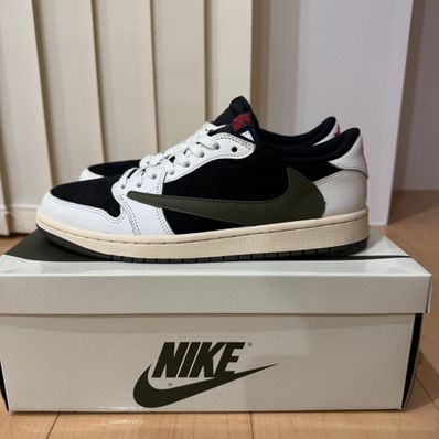 Travis Scott × Nike Women's Air Jordan 1 Low OG "Medium Olive"