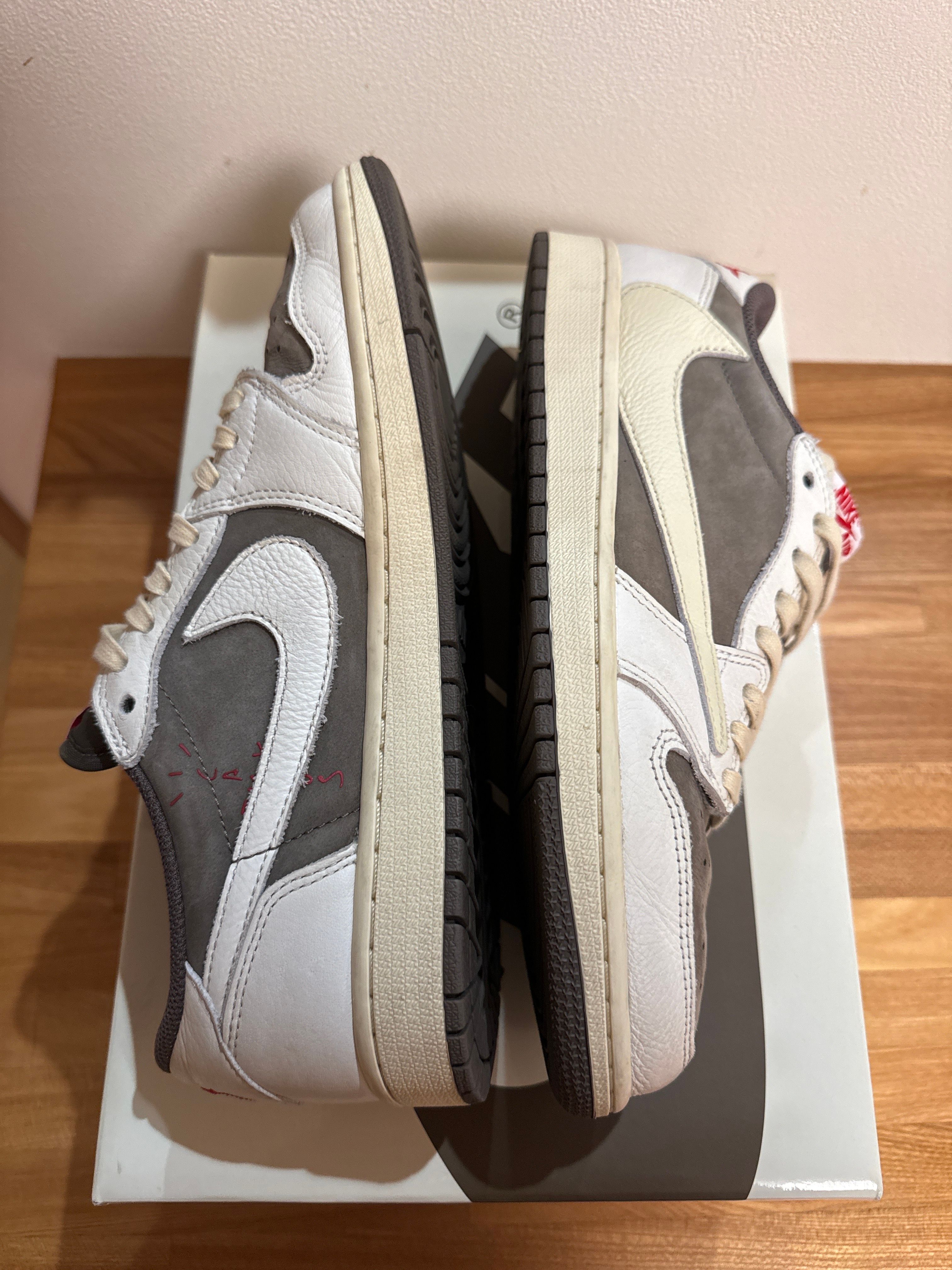Travis Scott × Nike Air Jordan 1 Low OG SP "Reverse Mocha/Sail and Ridgerock"