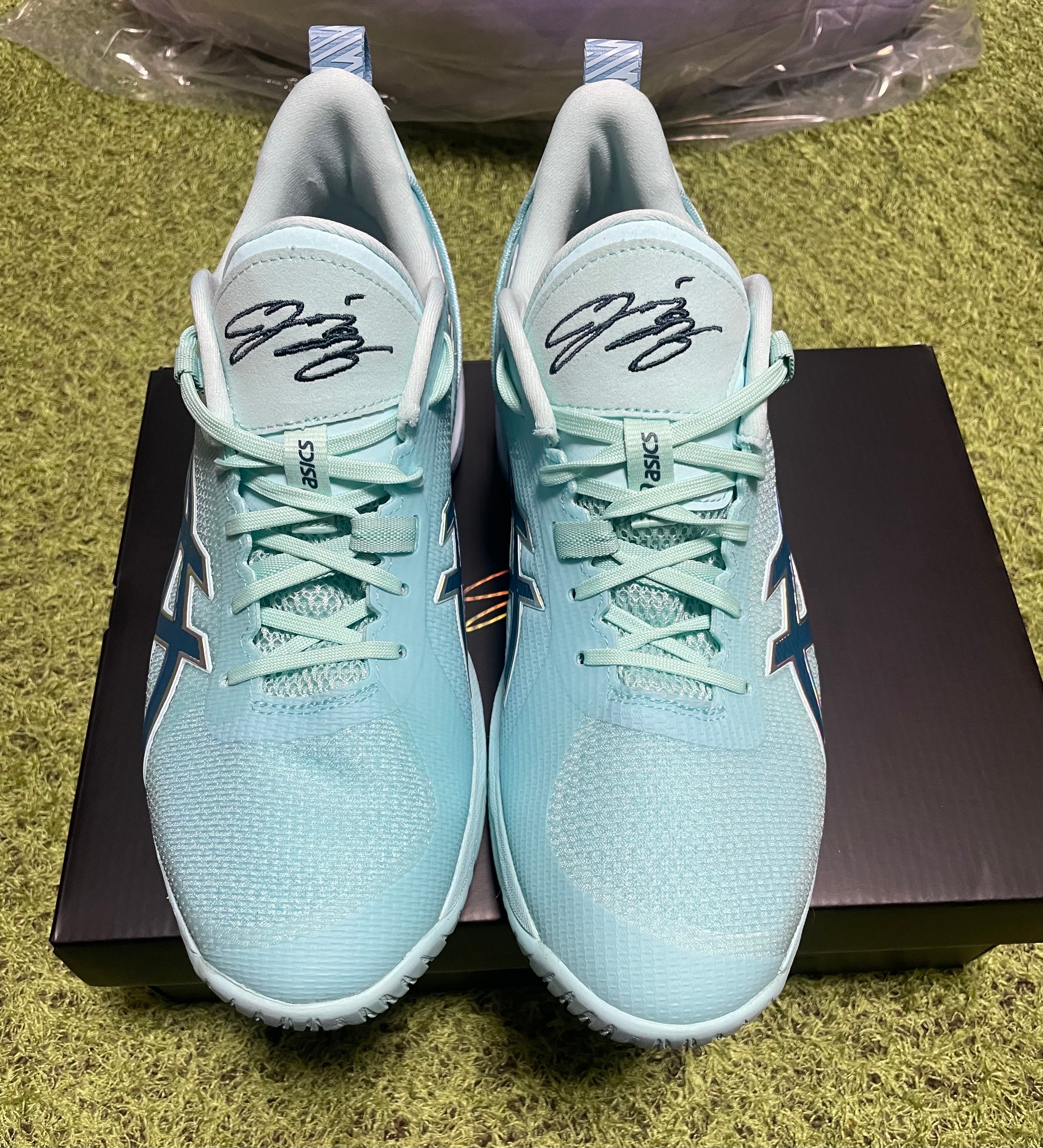 アシックス スウィフトエース ユウキ "クリアブルー/イブニングティール"