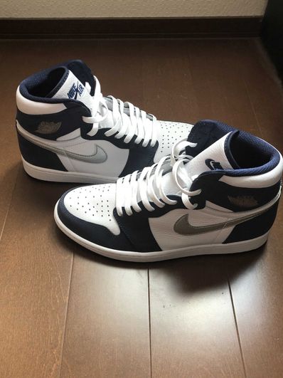 Nike Air Jordan 1 High OG CO.JP "White/Midnight Navy" (2020)(ブリーフケースなし)