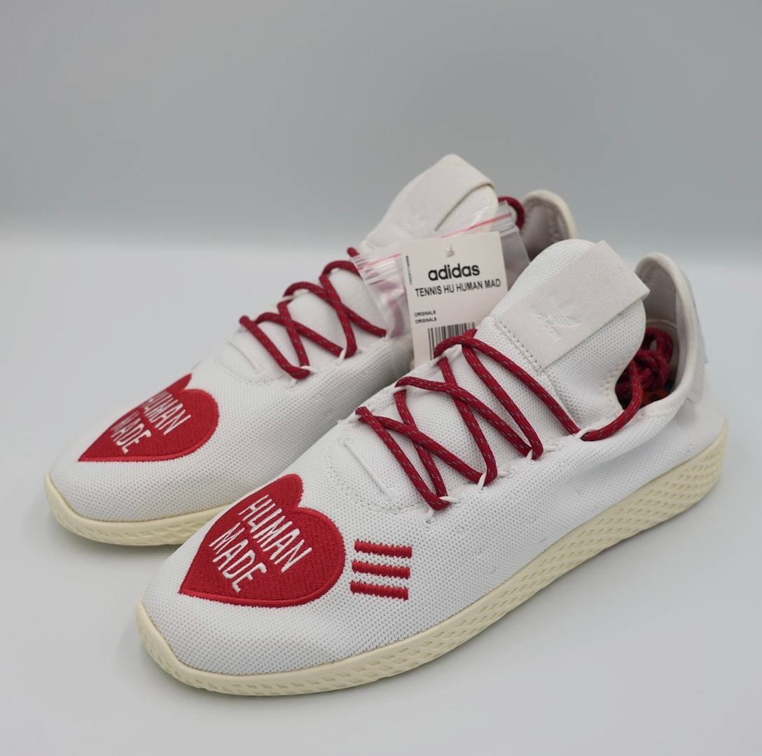 HUMAN MADE × adidas Tennis Hu Love Pack "Cloud White/Scarlet/Core Black"