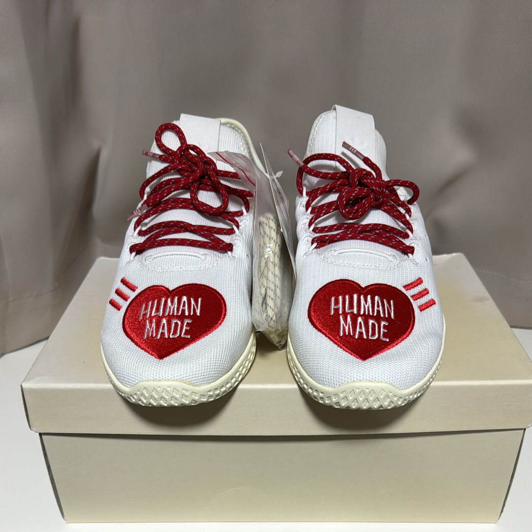 HUMAN MADE × adidas Tennis Hu Love Pack "Cloud White/Scarlet/Core Black"