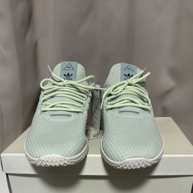 Pharrell Williams × adidas Tennis HU "Linen Green/Tactile Green"